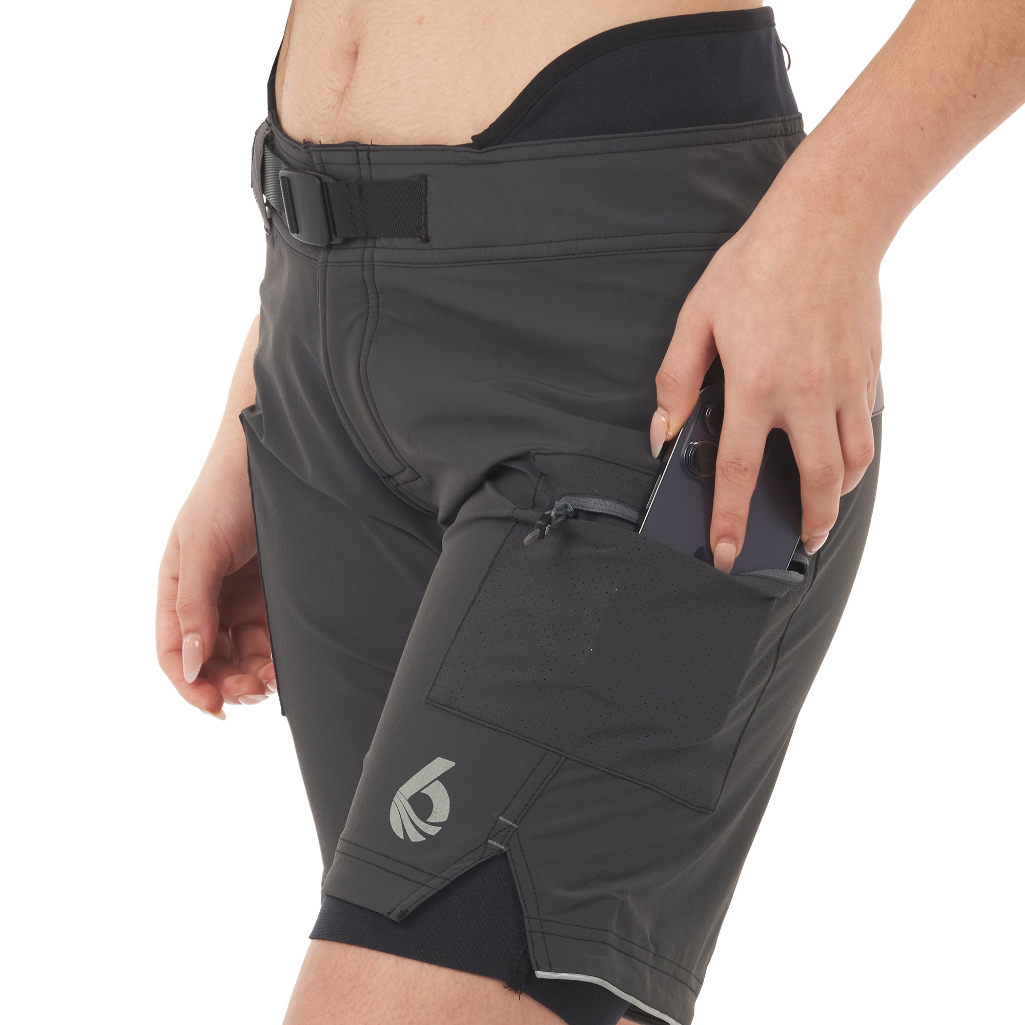 level-6-pro-goddess-boardshort-femme-7-doubl-n-opr-ne-noir image 4