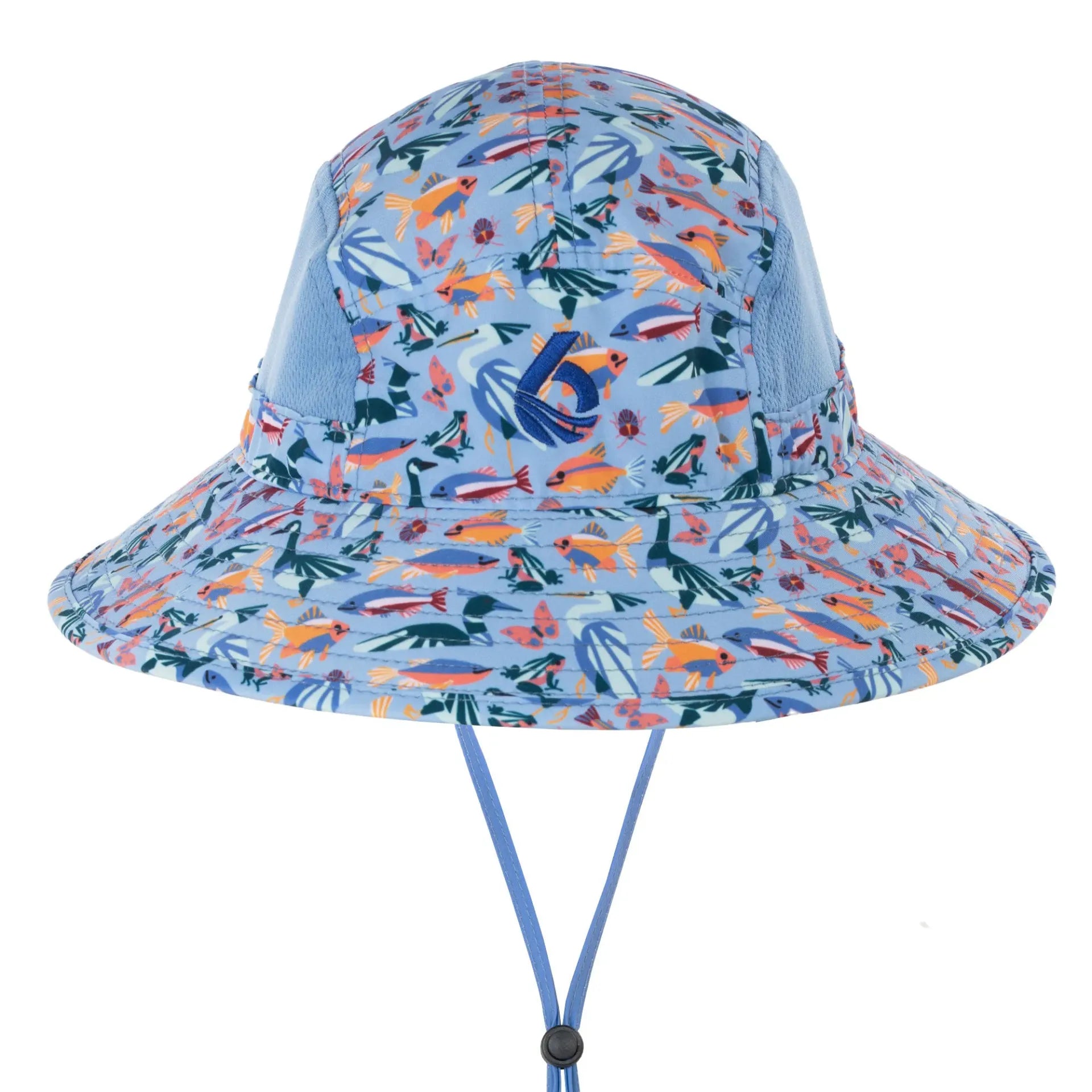 level-6-seashell-chapeau-soleil-enfant-flottant-sangle image 3