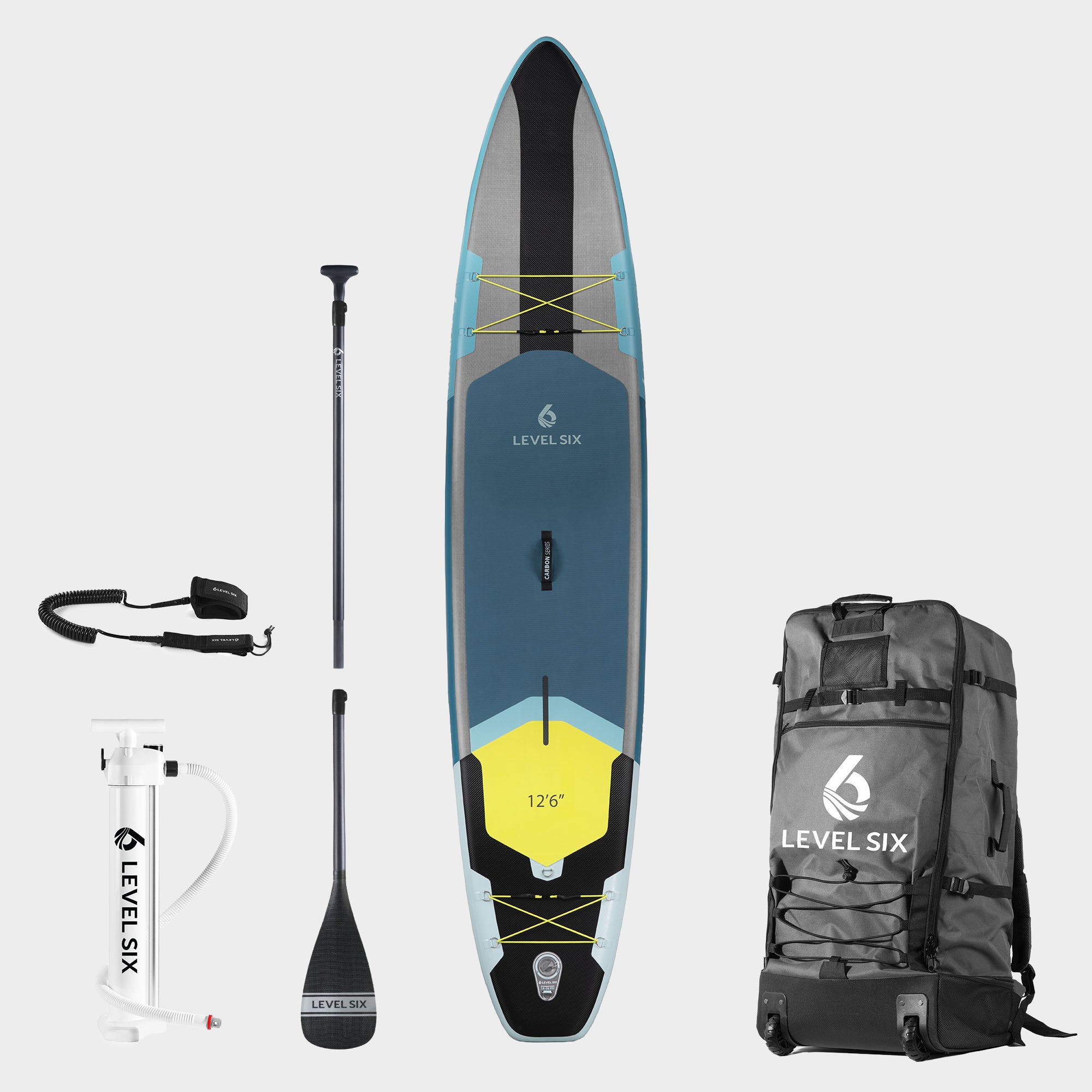 level-6-twelve-six-paddle-sup-gonflable-carbone-12-6-limelight image 2