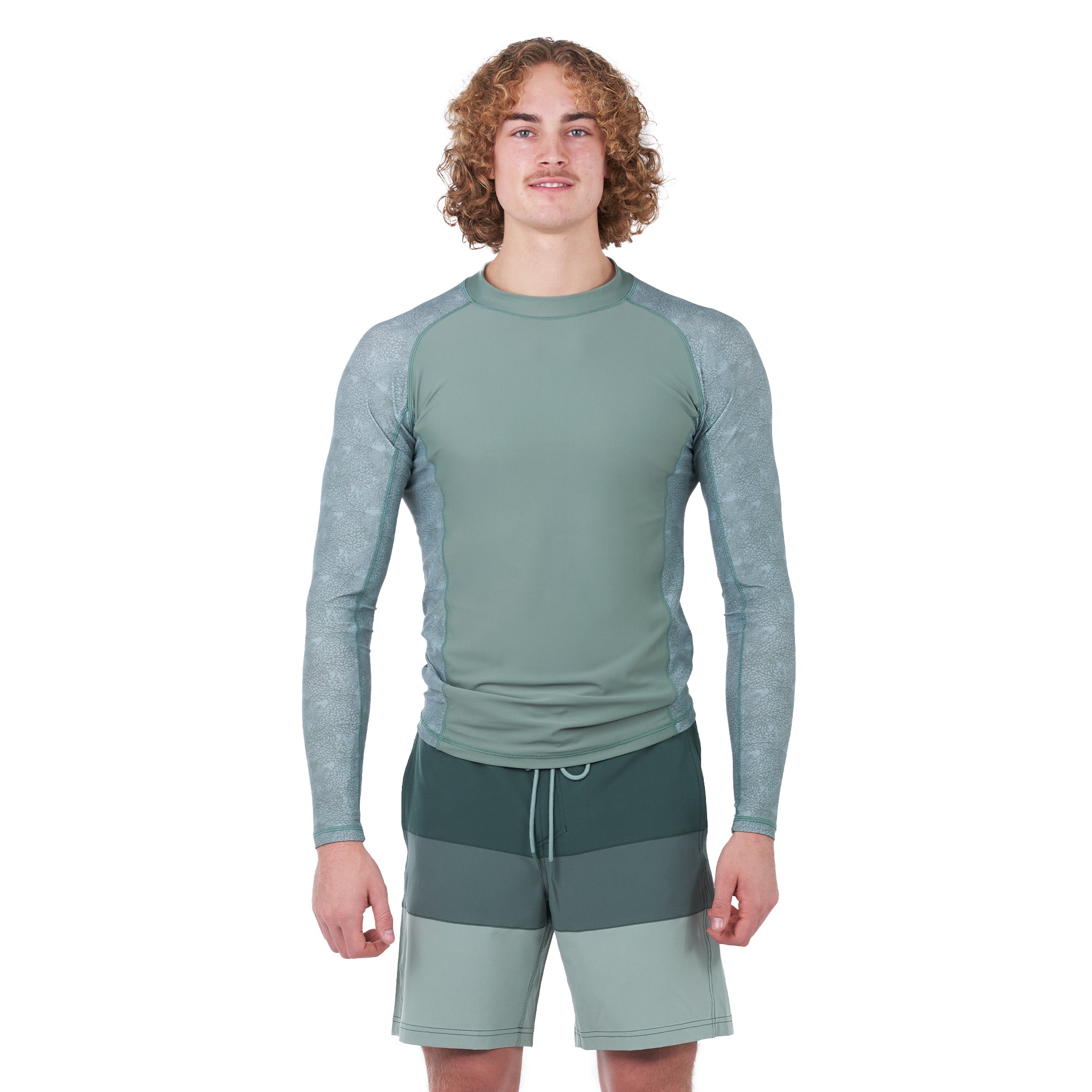 level-6-mercury-rashguard-lycra-homme-smoke-blue-upf-50 image 6