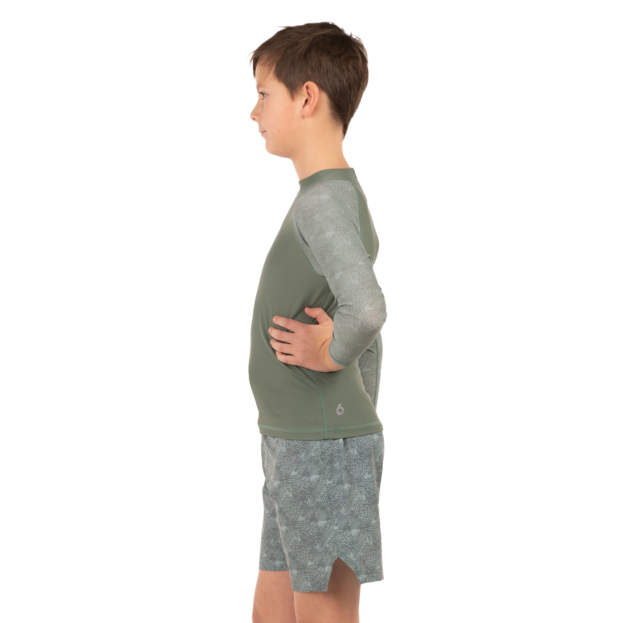 level-6-slater-lycra-enfant-manches-longues-hunter-upf-50 image 2
