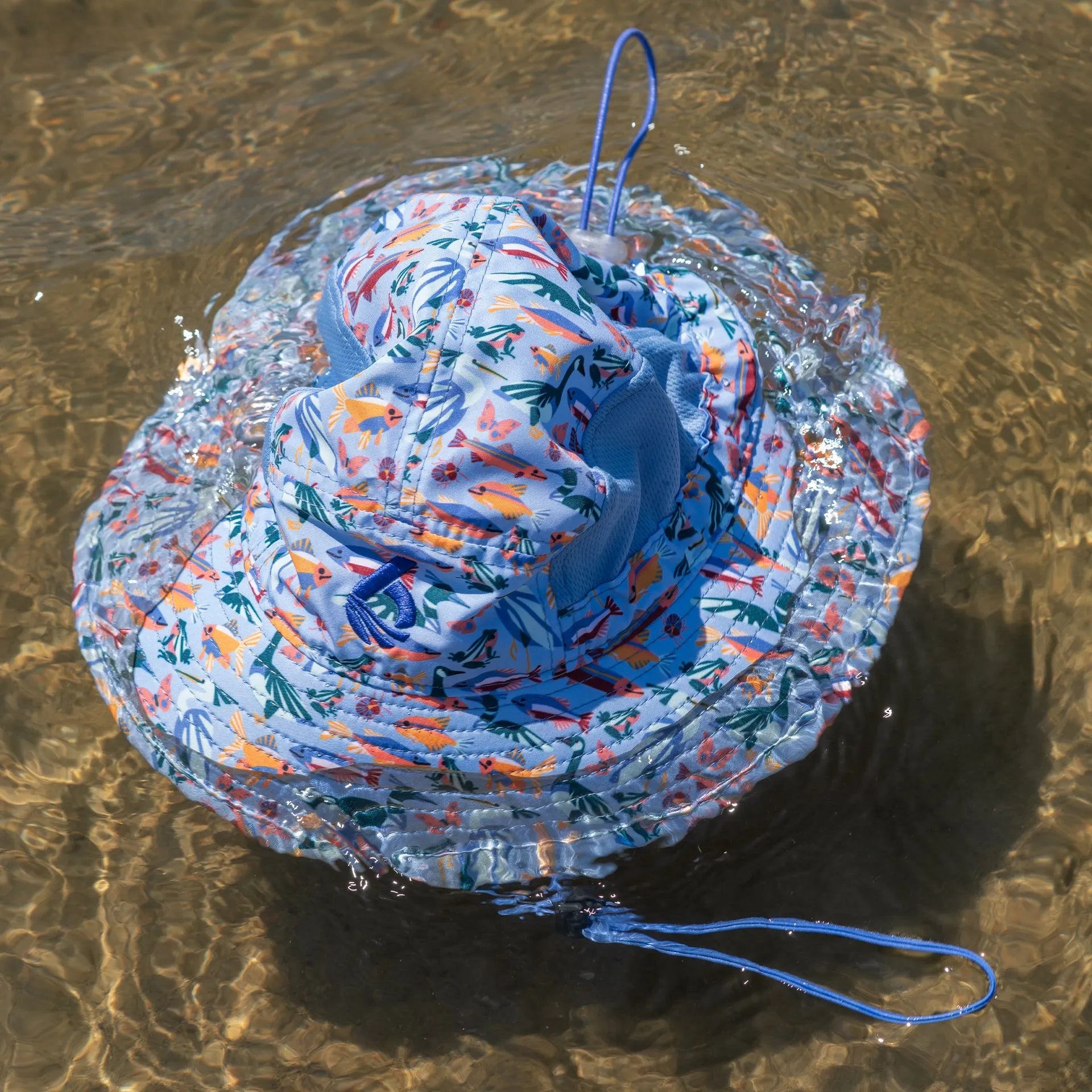 level-6-seashell-chapeau-soleil-enfant-flottant-sangle image 8