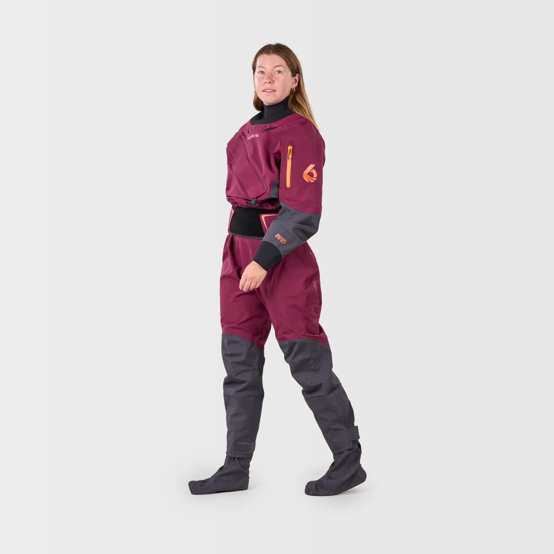 level-6-freya-combinaison-tanche-femme-exhaust-pro-acajou image 6