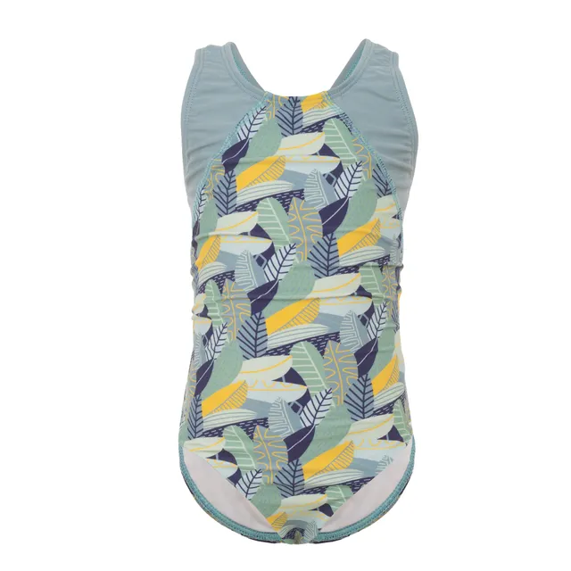 level-6-penny-maillot-une-pi-ce-enfant-foliage-blue-upf-50 image 1