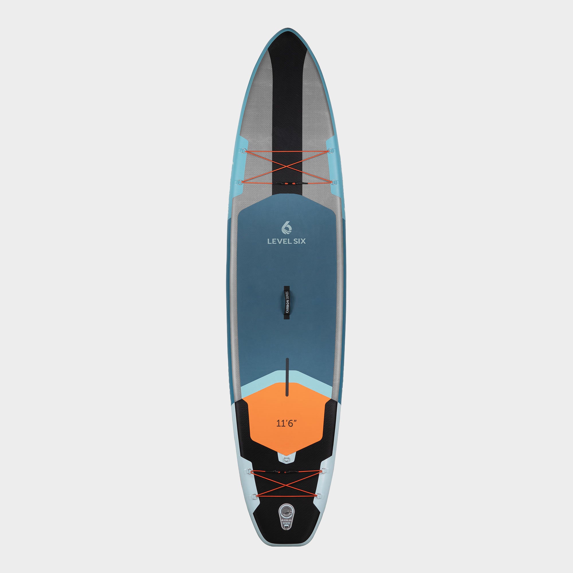 level-6-eleven-six-pack-sup-gonflable-carbone-tangerine image 1