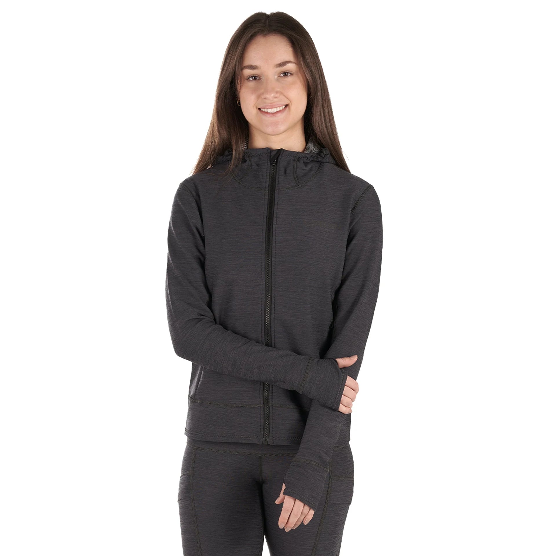 level-6-sombrio-hoody-veste-n-opr-ne-femme-black-heather-0-5mm image 1