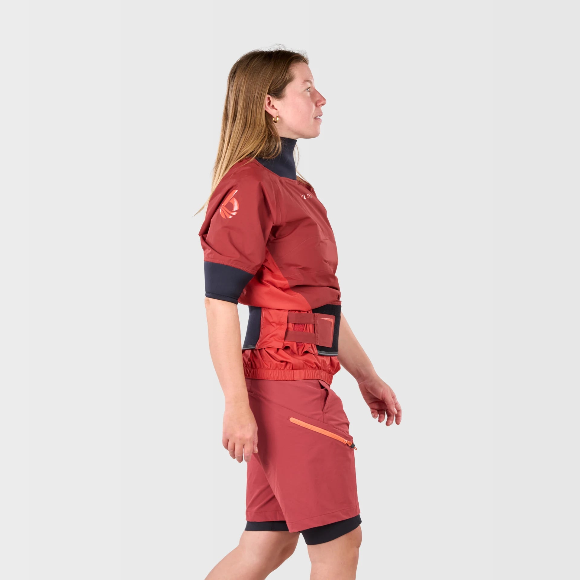 level-6-solstice-top-semi-dry-femme-fired-brick-manches-courtes image 5