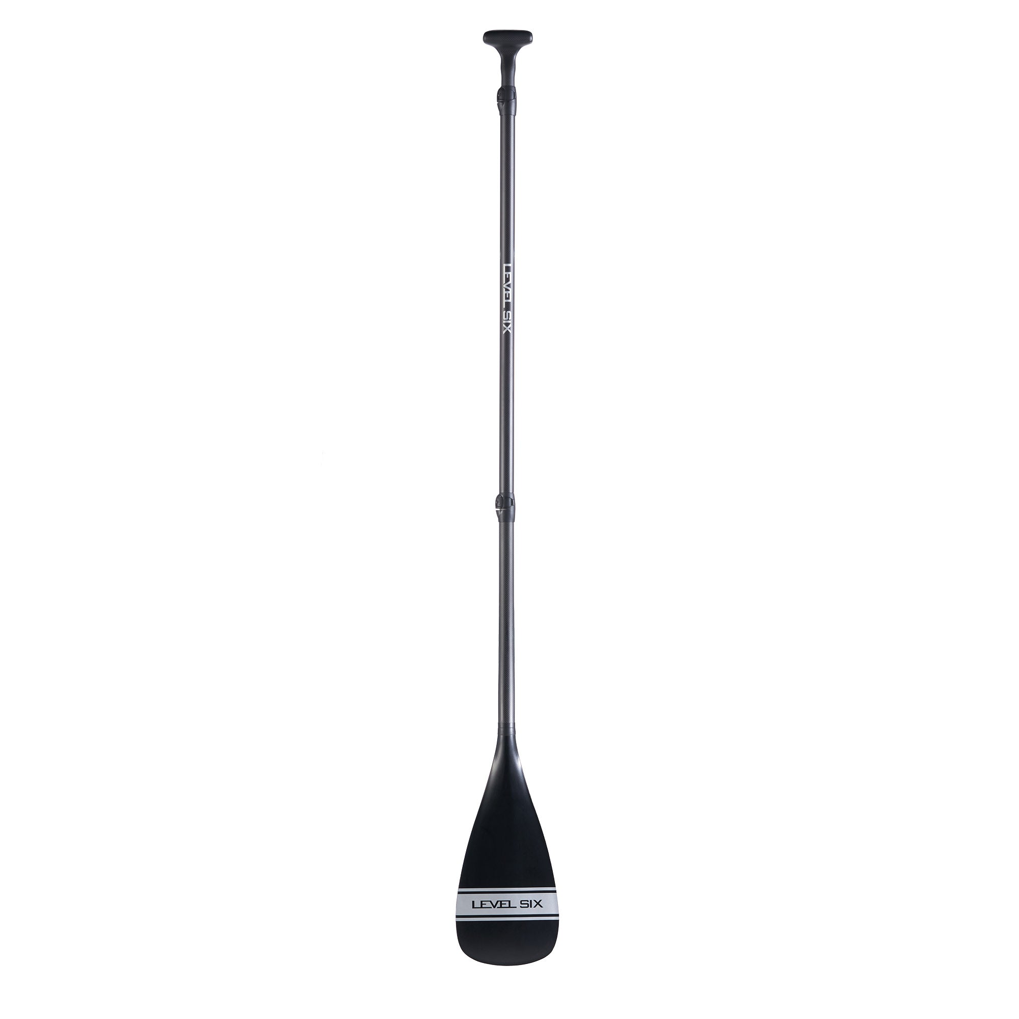 level-6-pagaie-sup-carbone-3-parties-p-le-fibre-argent image 2