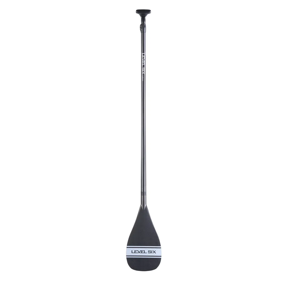 level-6-carbon-pagaie-sup-carbone-teardrop-silver image 1
