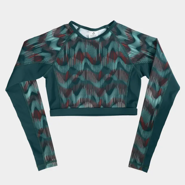 level-6-isla-rashguard-enfant-12-ans-teal-aurora image 1