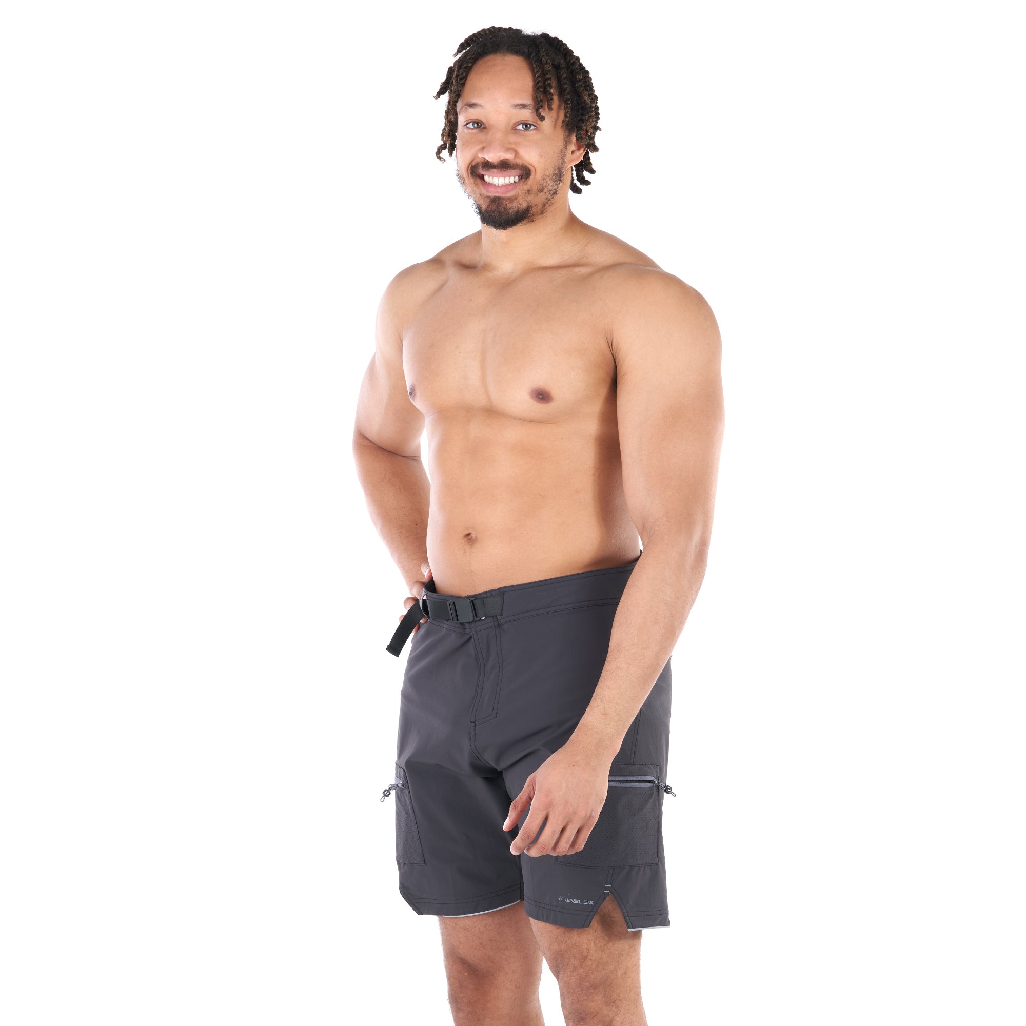 level-6-guide-short-boardshort-homme-7-5-noir image 3