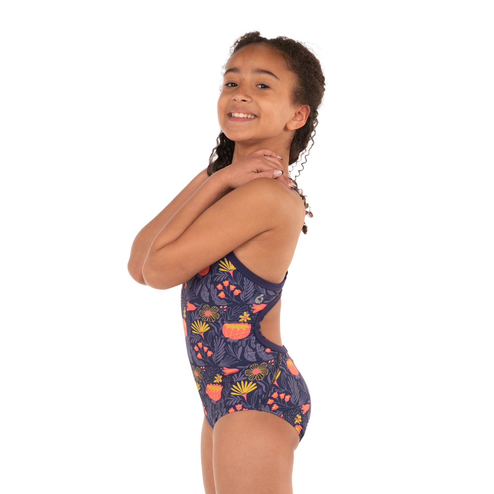 level-6-taylor-maillot-fille-une-pi-ce-corail-10y-upf50 image 2
