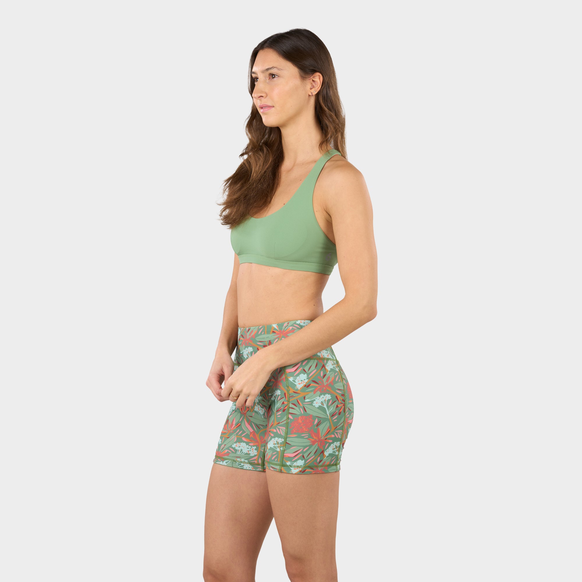 level-6-cove-reversible-short-bain-femme-shale-green image 3