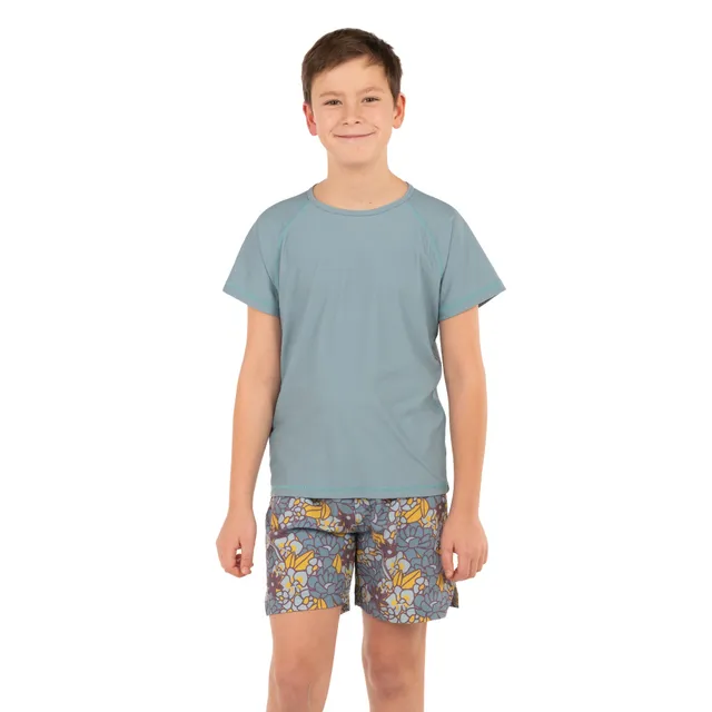 level-6-bodhi-t-shirt-anti-uv-enfant-smoke-blue-upf-50 image 1
