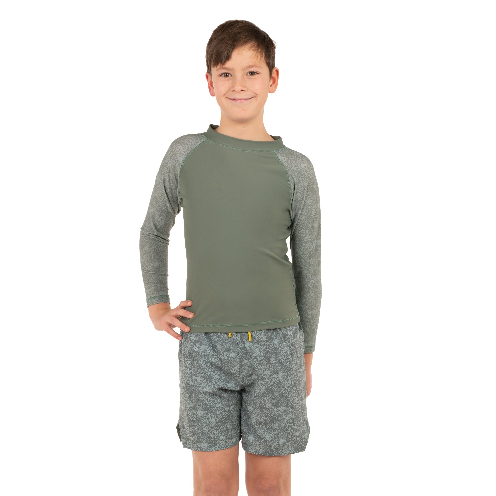 level-6-slater-lycra-enfant-manches-longues-hunter-upf-50 image 1