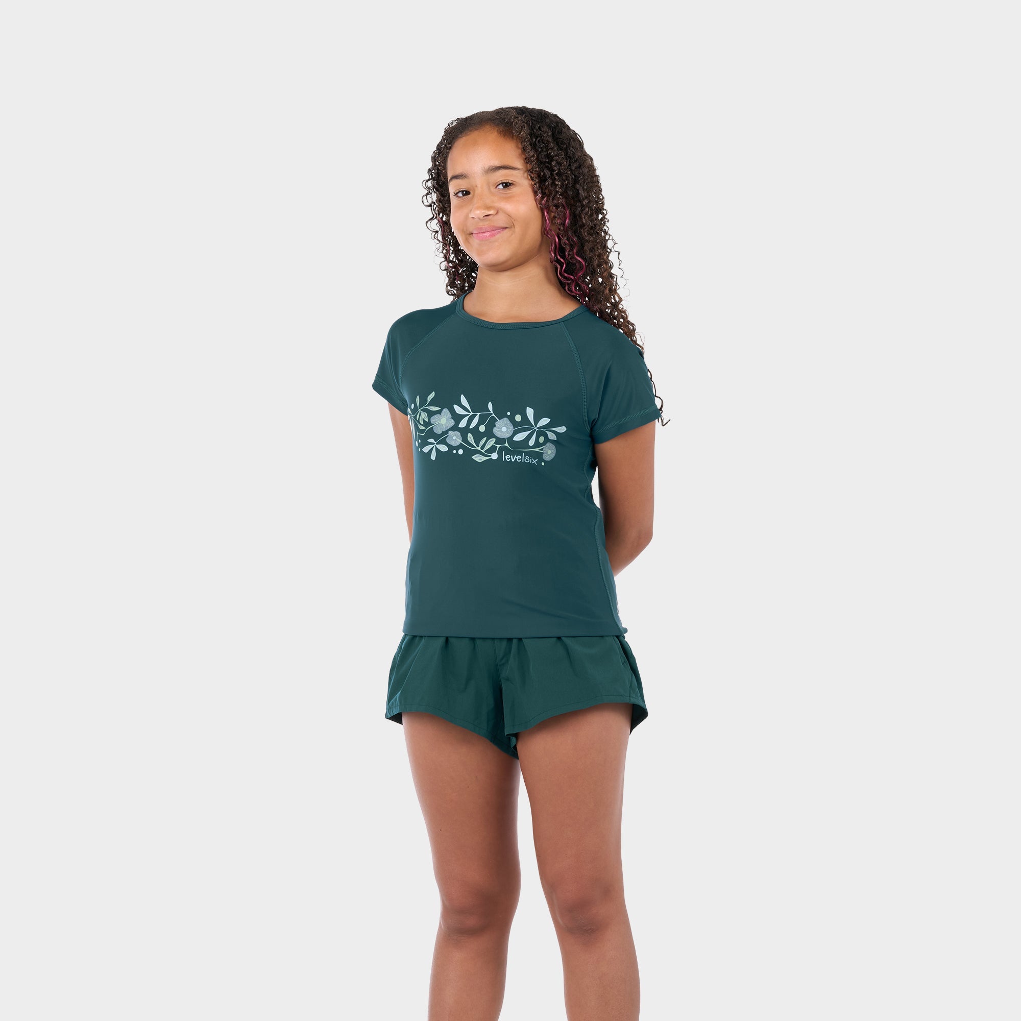 level-6-eden-t-shirt-anti-uv-enfant-bleu-10-ans image 2