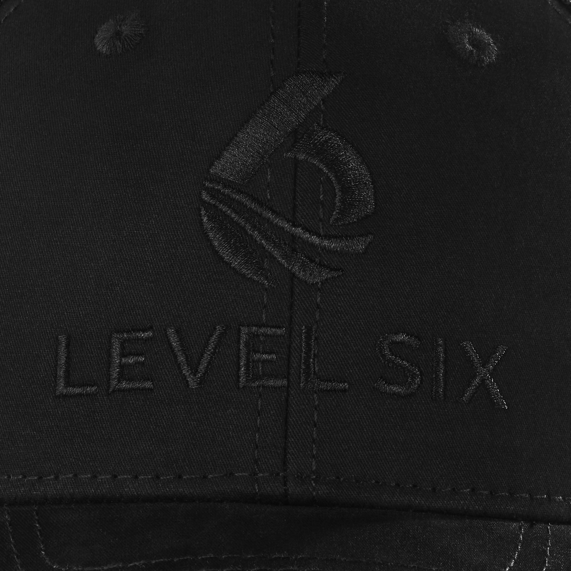 level-6-sixer-mesh-casquette-trucker-noir-black image 3