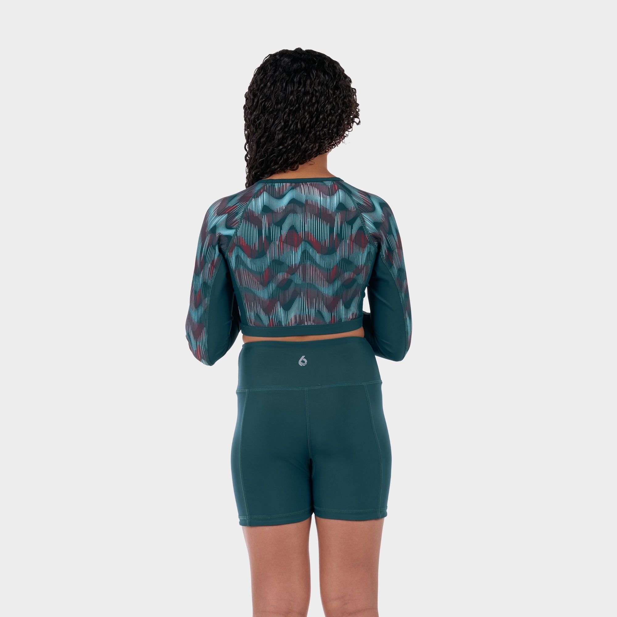 level-6-isla-rashguard-enfant-12-ans-teal-aurora image 3