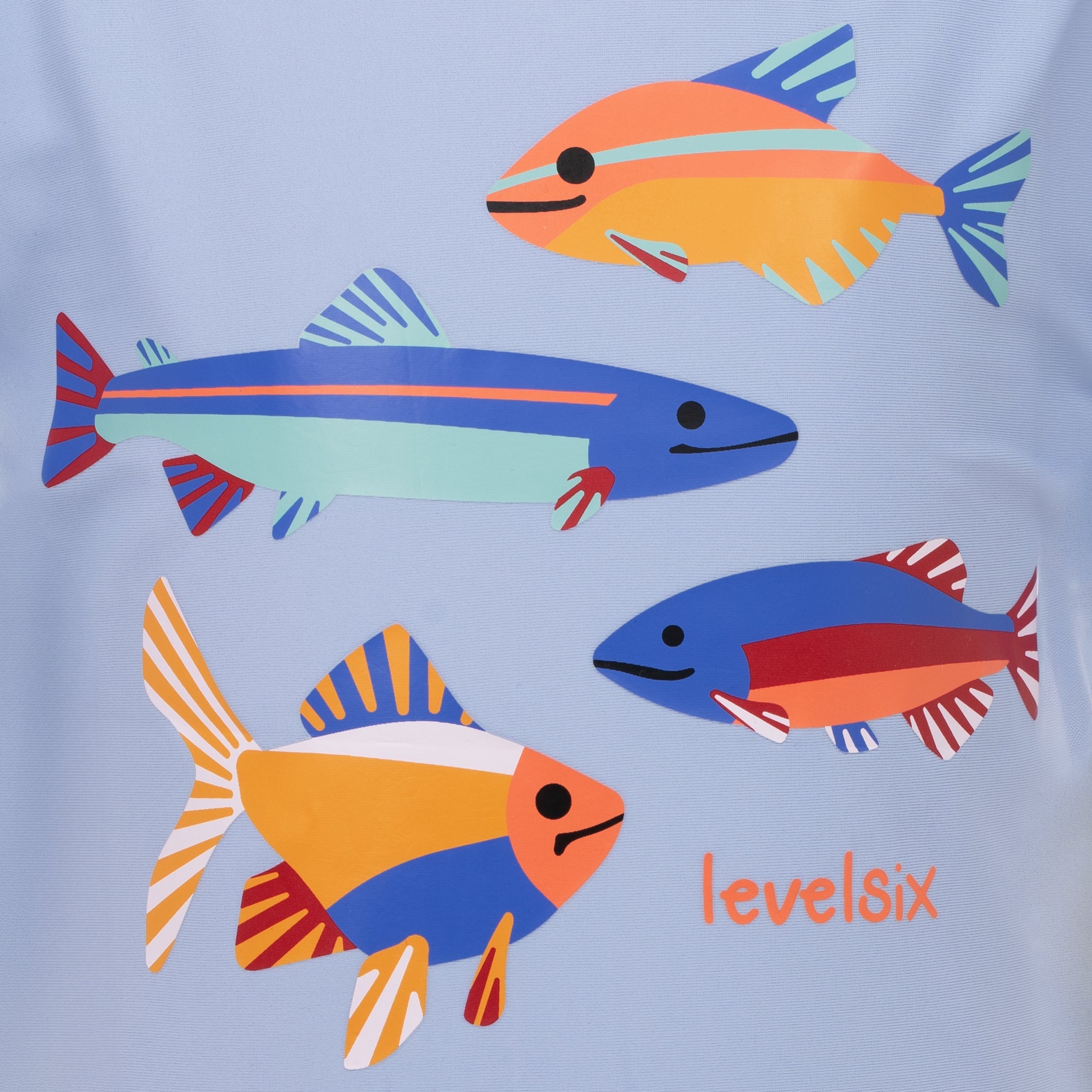 level-6-mackerel-t-shirt-anti-uv-enfant-manches-courtes image 6