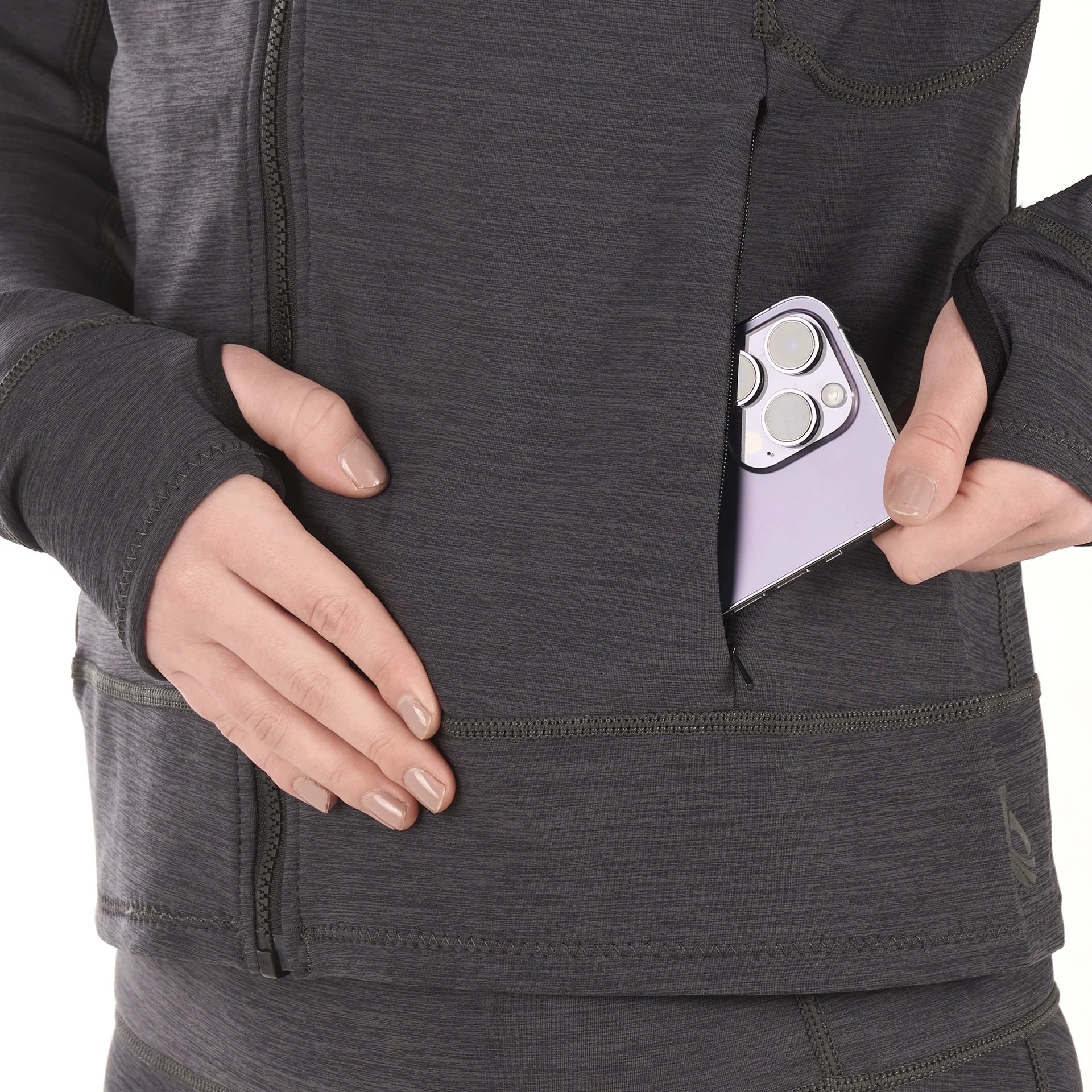level-6-sombrio-hoody-veste-n-opr-ne-femme-black-heather-0-5mm image 4
