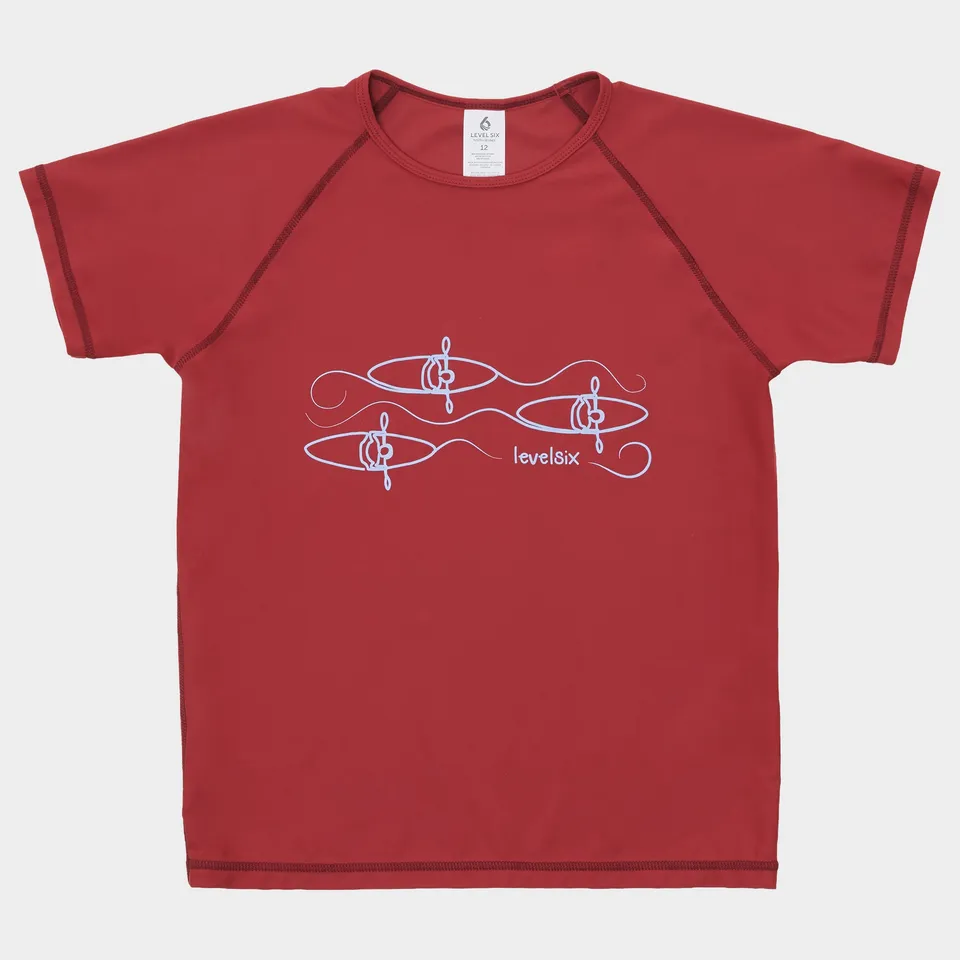 level-6-bodhi-t-shirt-anti-uv-enfant-red-pear-upf-50 image 1
