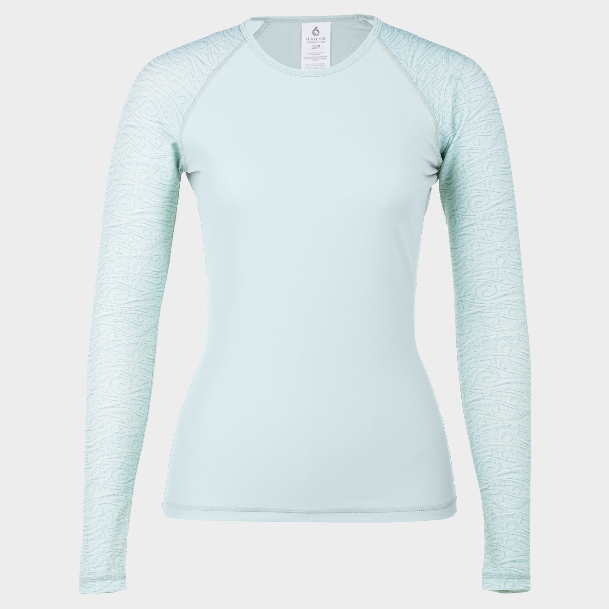 level-6-venus-rashguard-anti-uv-manches-longues-mint-flow-upf-50 image 1