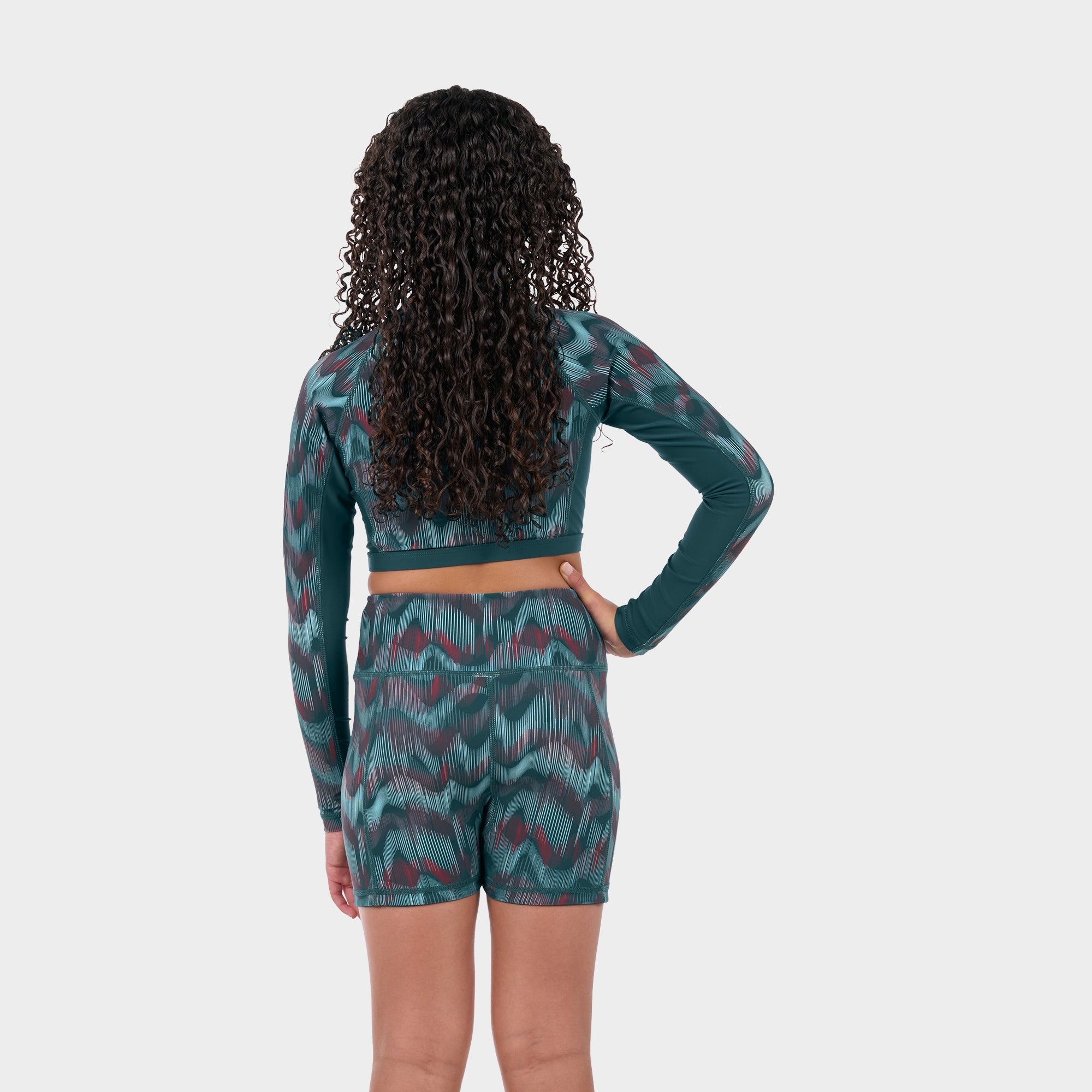 level-6-cala-short-de-bain-r-versible-fille-deep-teal image 5