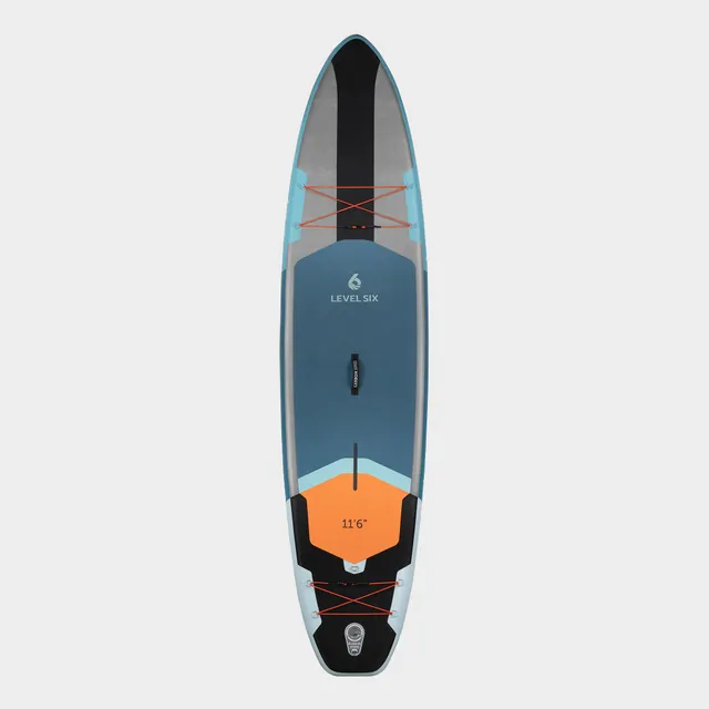 level-6-eleven-six-pack-sup-gonflable-carbone-tangerine image 1