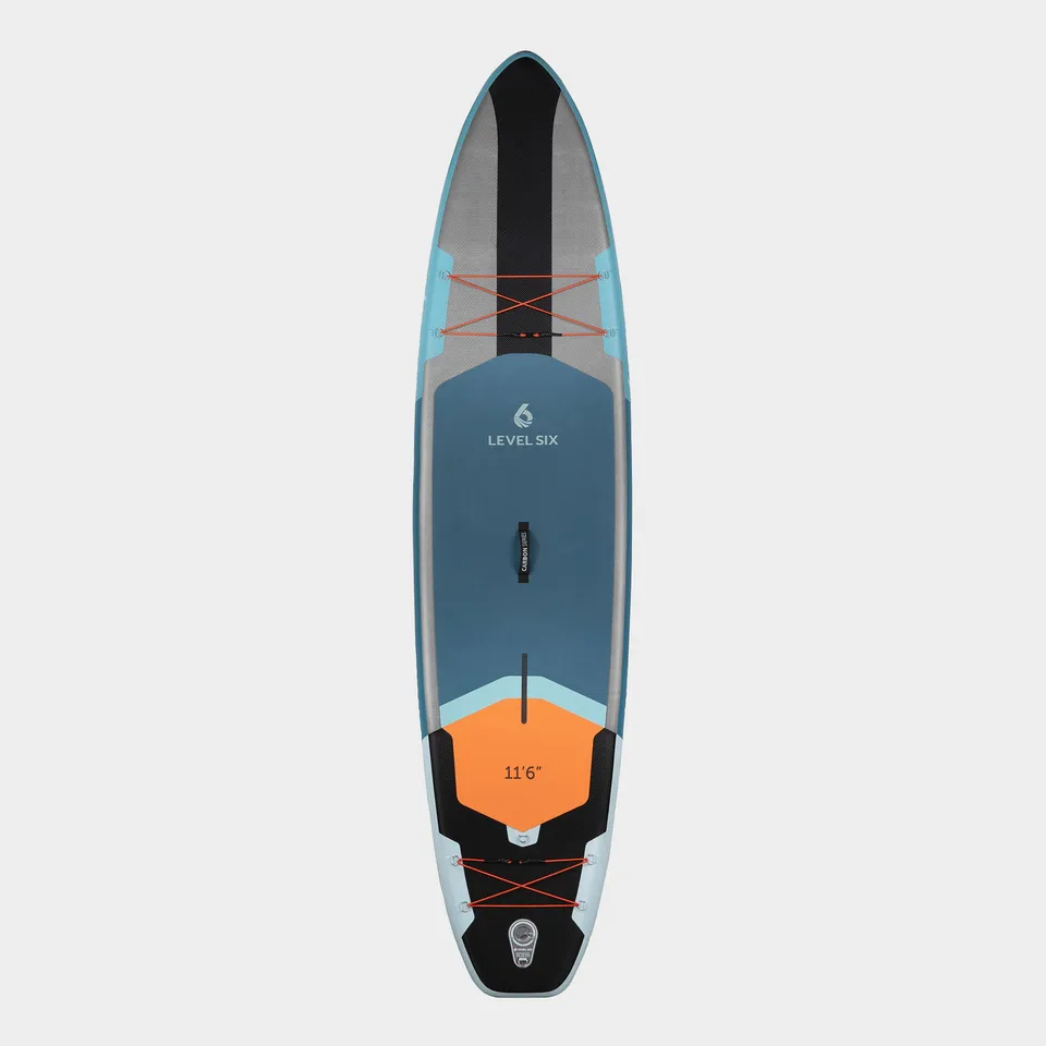 level-6-eleven-six-pack-sup-gonflable-carbone-tangerine image 1