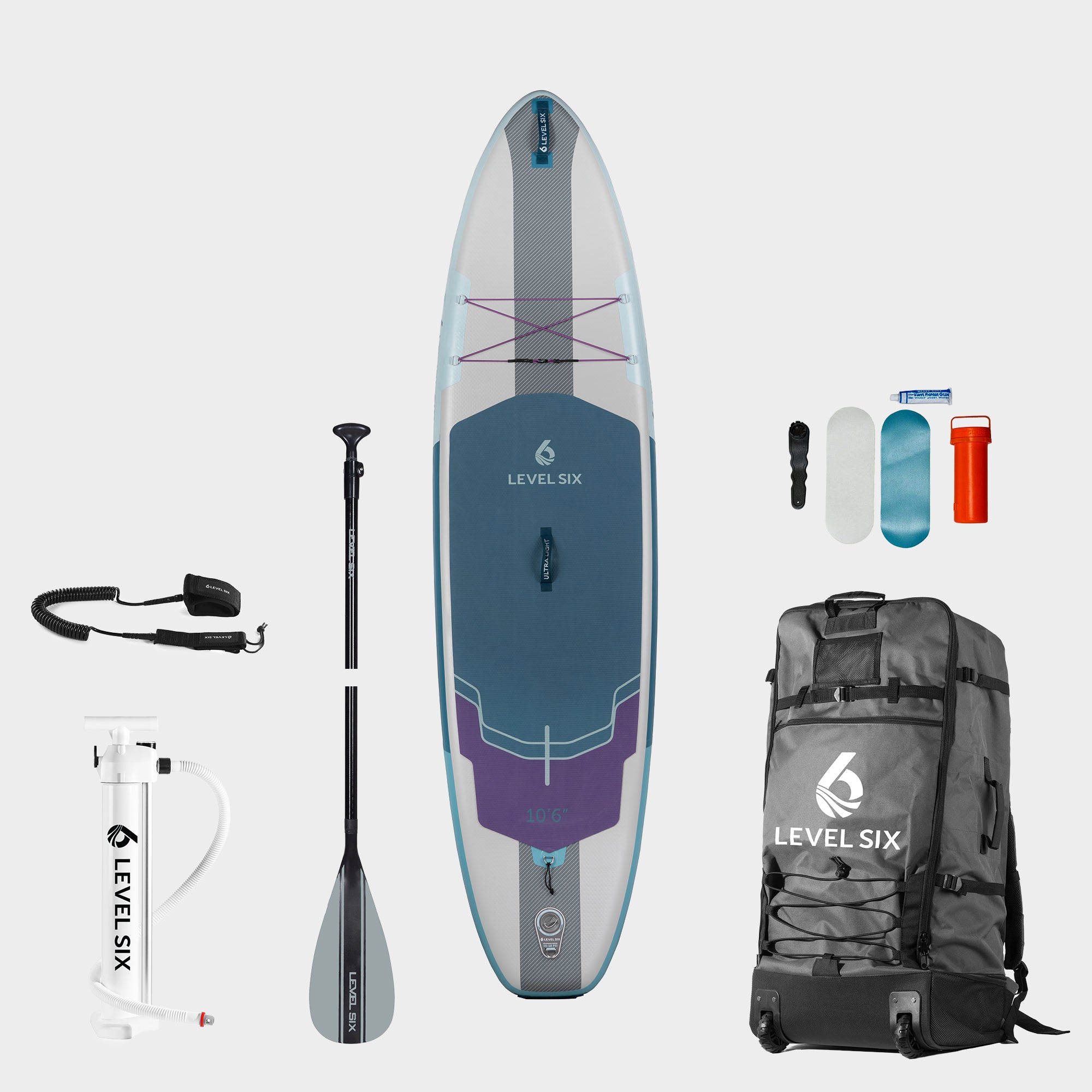 level-6-ten-six-ultralight-pack-paddle-gonflable-10-6-violet image 2