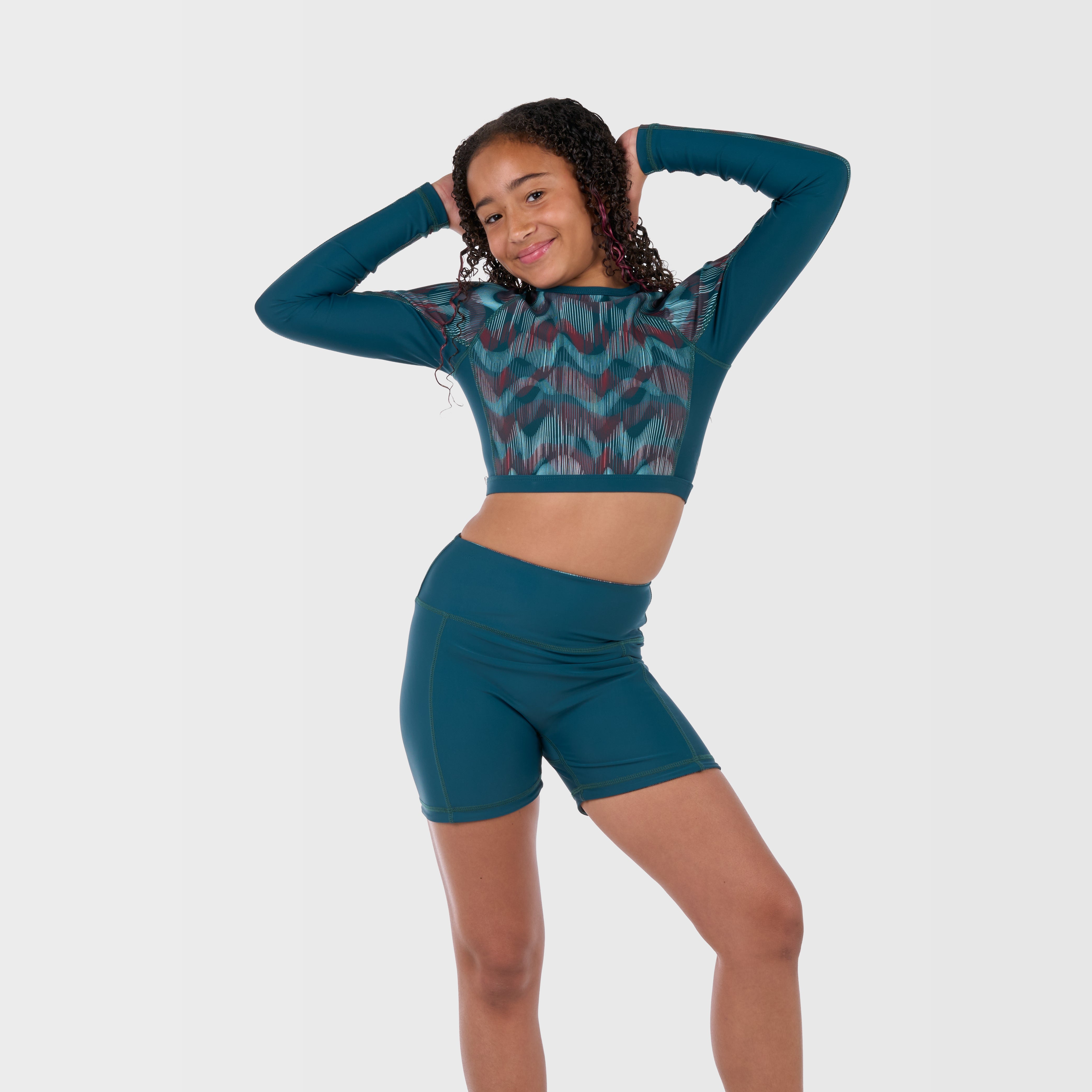 level-6-cala-short-de-bain-r-versible-fille-deep-teal image 6