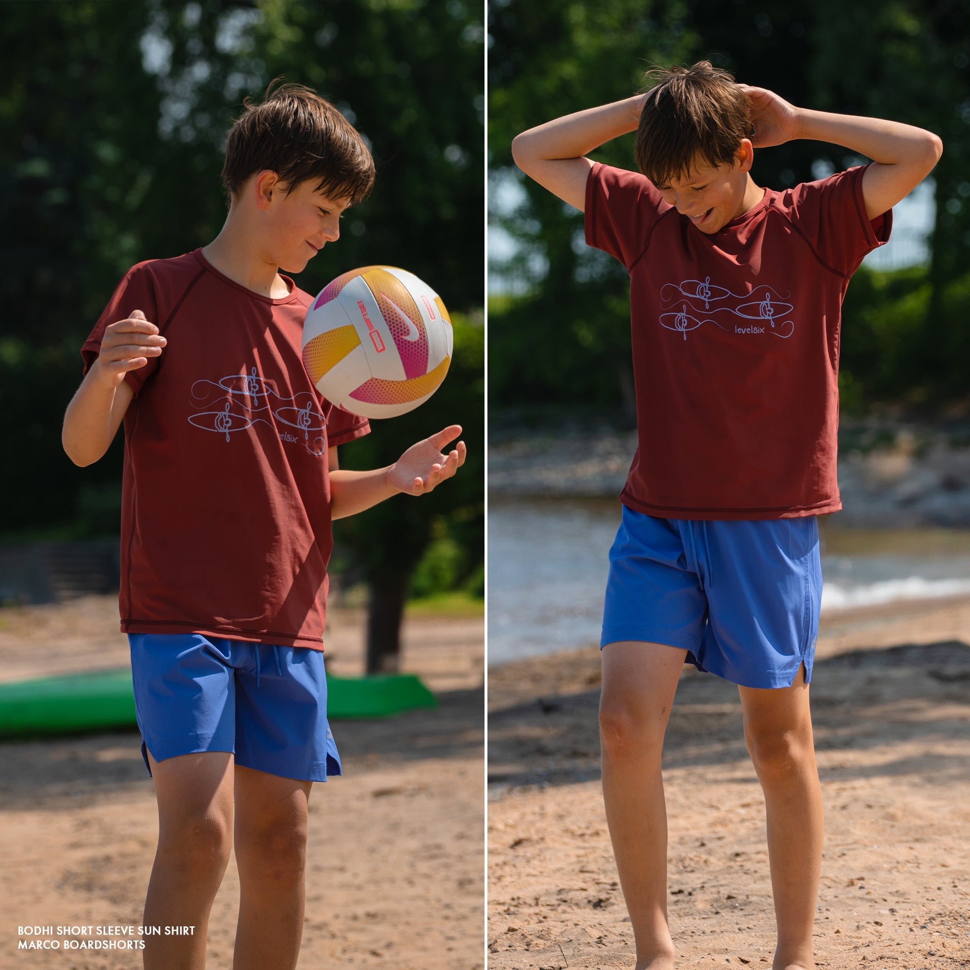 level-6-bodhi-t-shirt-anti-uv-enfant-red-pear-upf-50 image 6