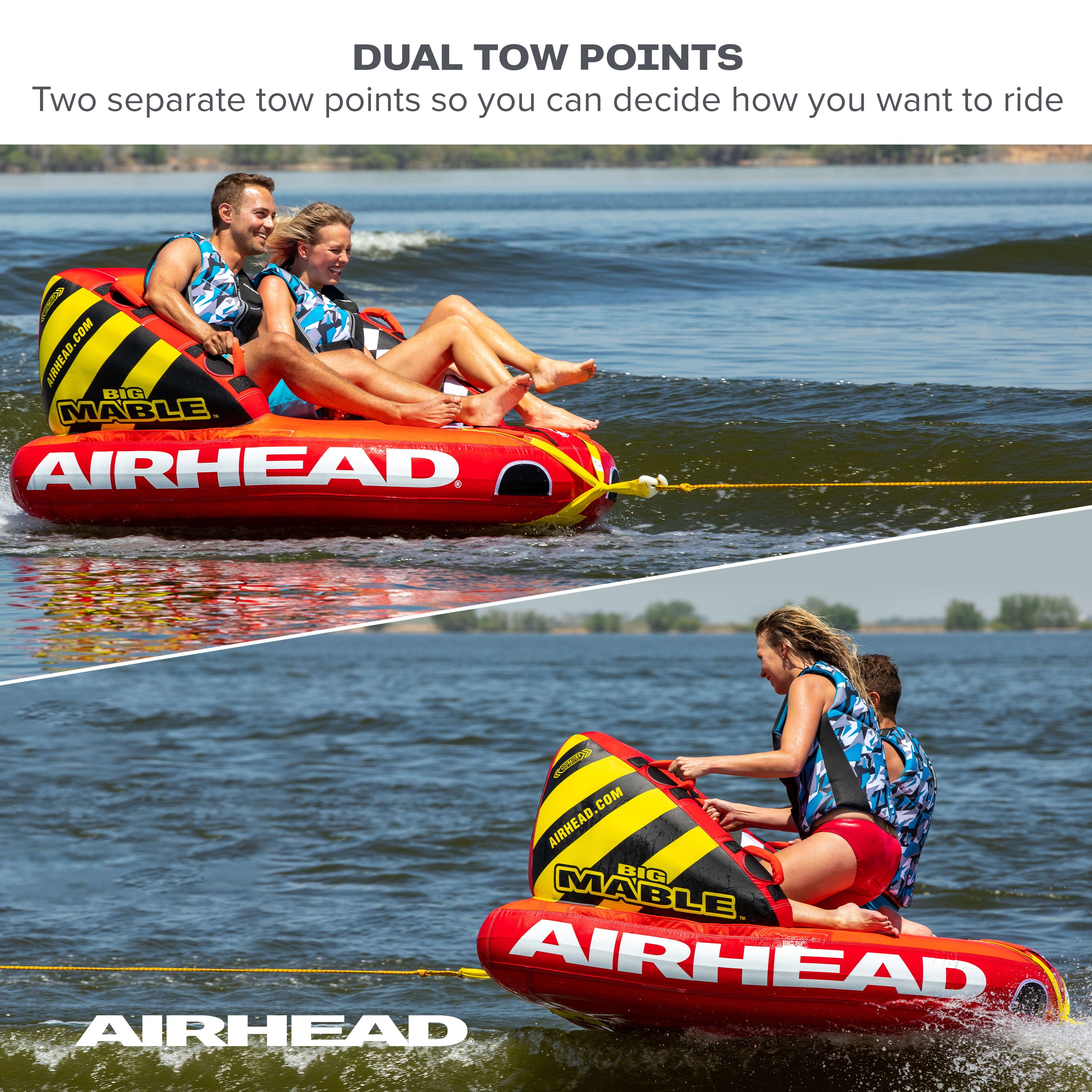 airhead-big-mable-bou-e-tractable-2-places-avec-dossier image 5