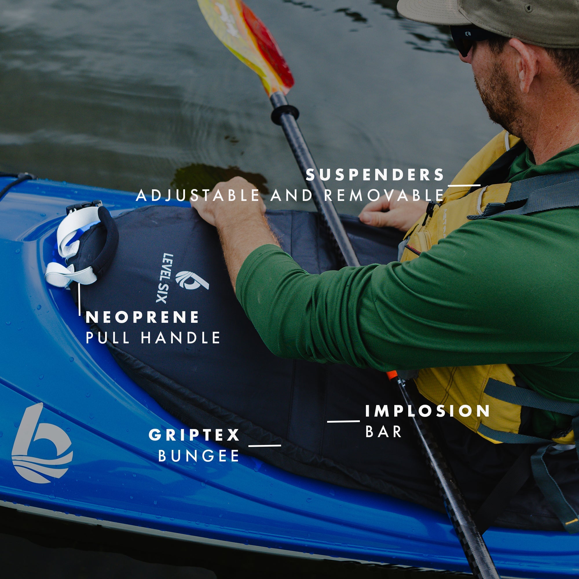 level-6-navigator-jupe-kayak-nylon-bretelles image 5