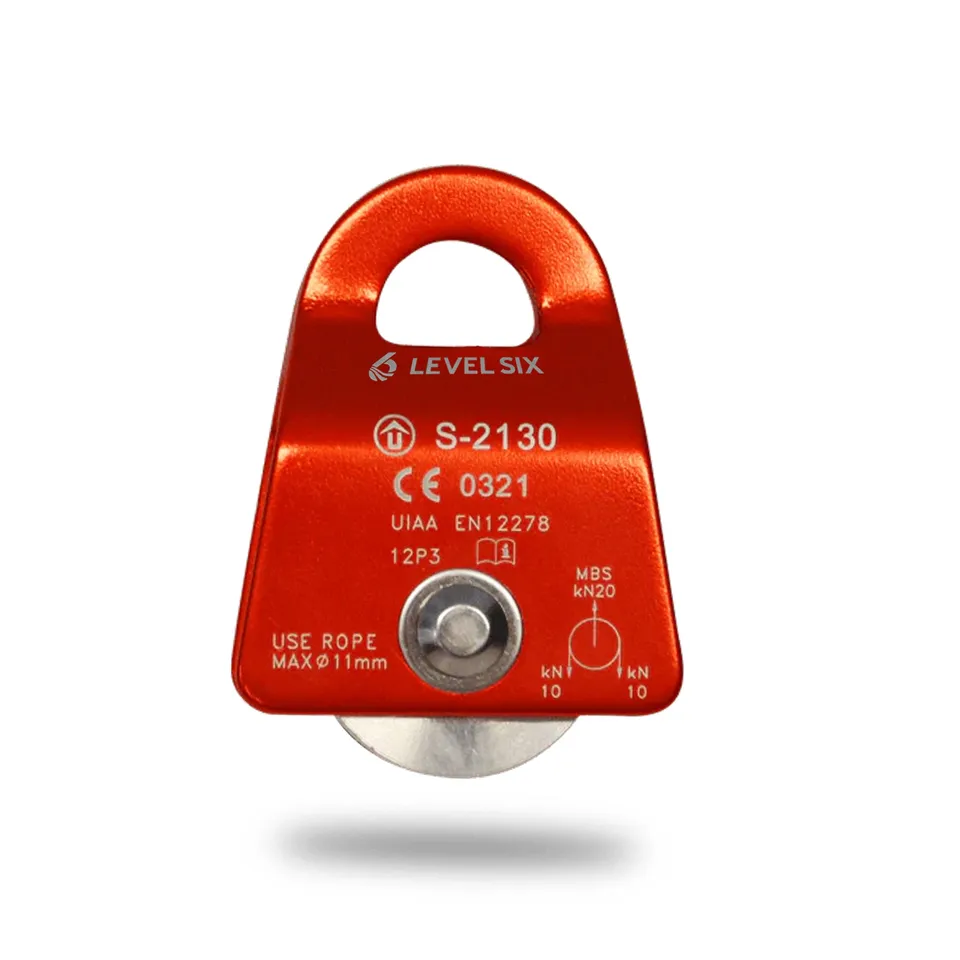 level-6-poulie-prusik-secours-rivi-re-alu-20-kn-corde-11-mm image 1