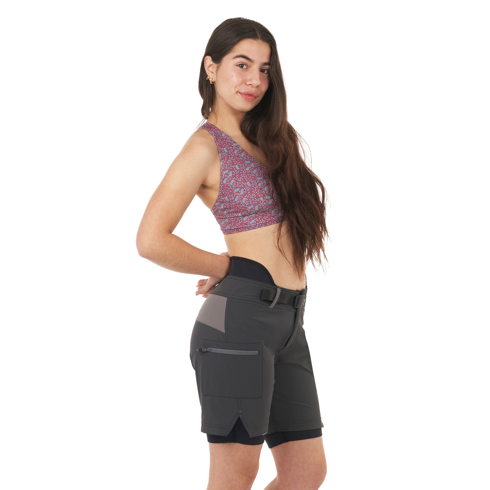 level-6-pro-goddess-boardshort-femme-7-doubl-n-opr-ne-noir image 2