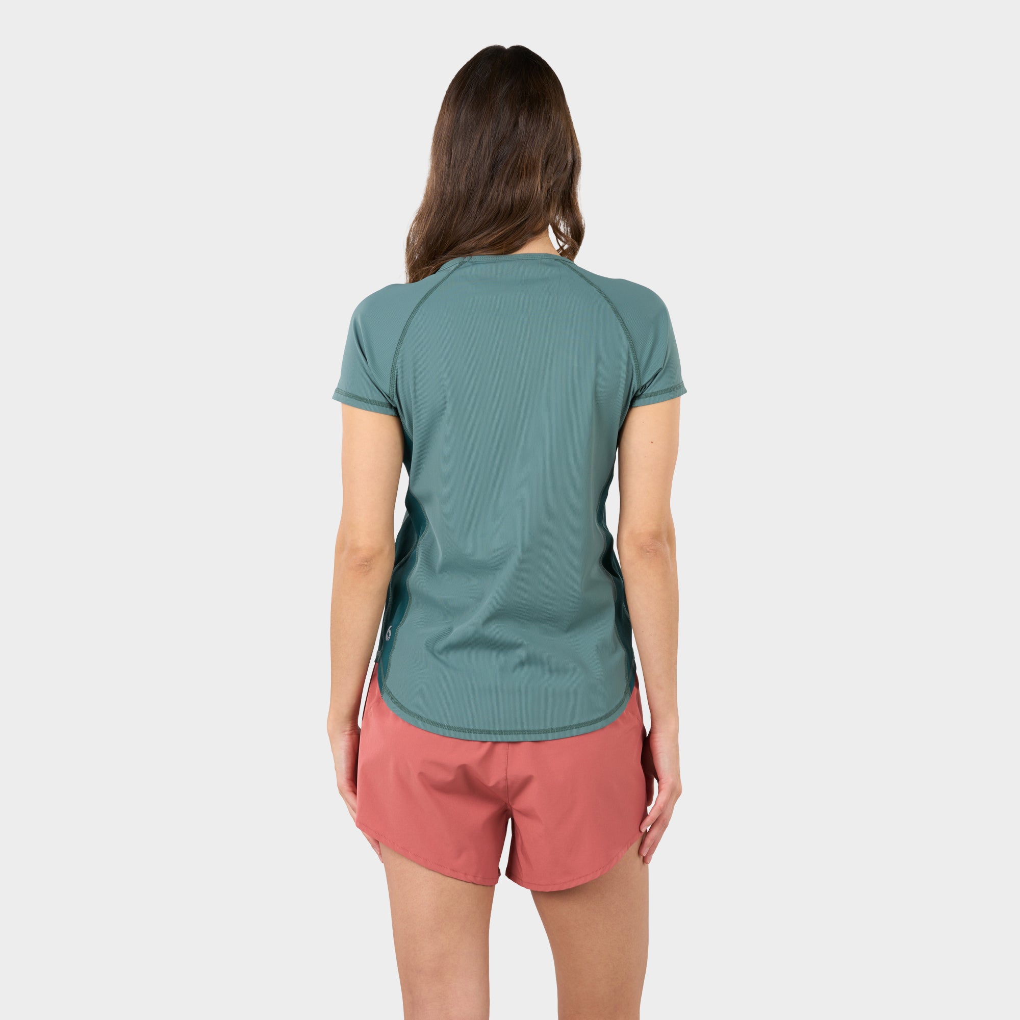 level-6-athena-t-shirt-anti-uv-femme-manches-courtes-bleu image 6