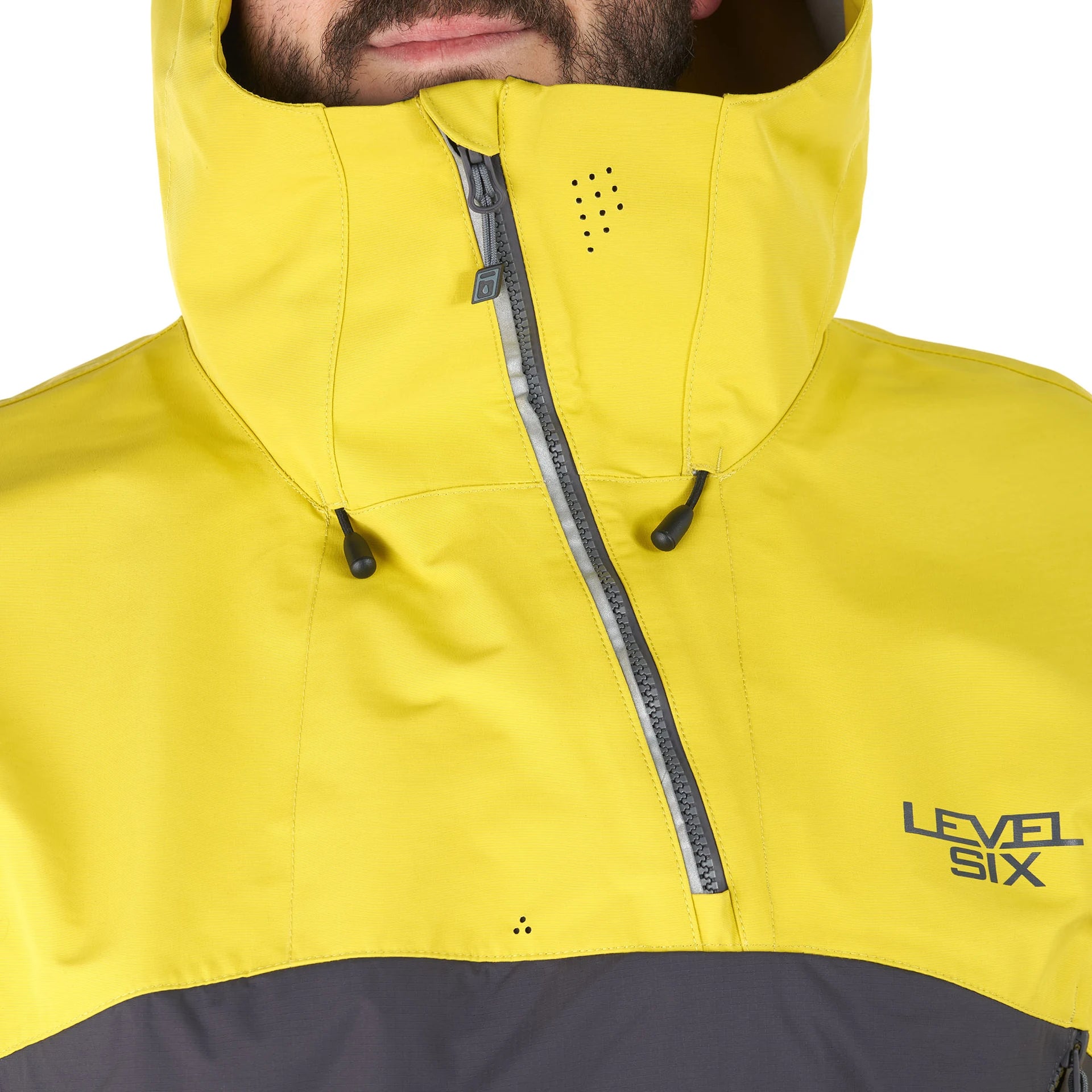 level-6-juneau-haut-kayak-semi-tanche-citron-homme image 4