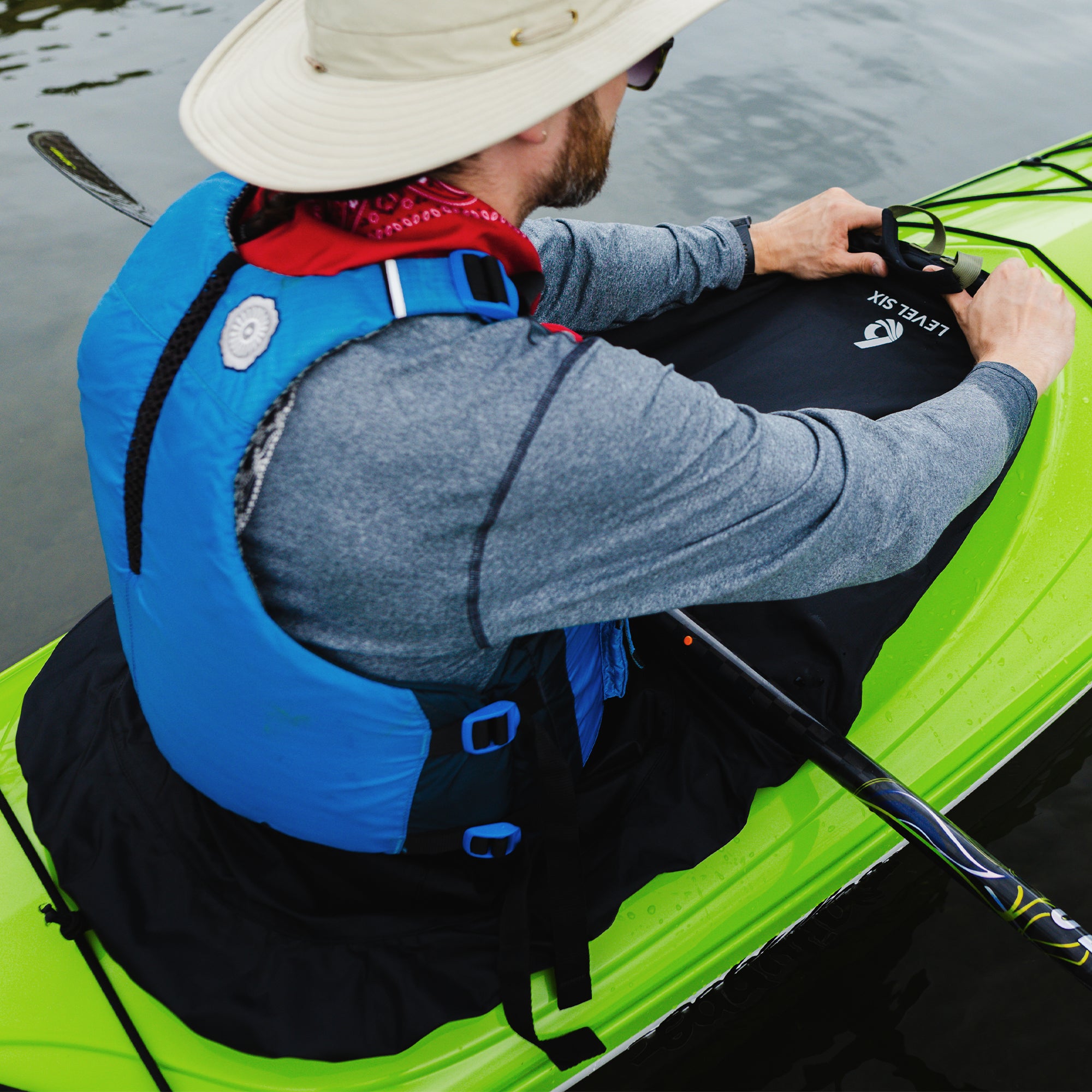 level-6-splash-deck-jupette-kayak-nylon-recycl-taille-l image 5