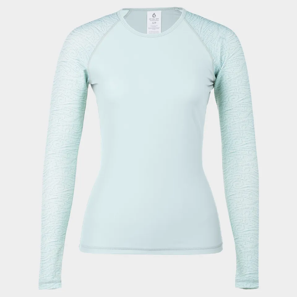 level-6-venus-rashguard-anti-uv-manches-longues-mint-flow-upf-50 image 1