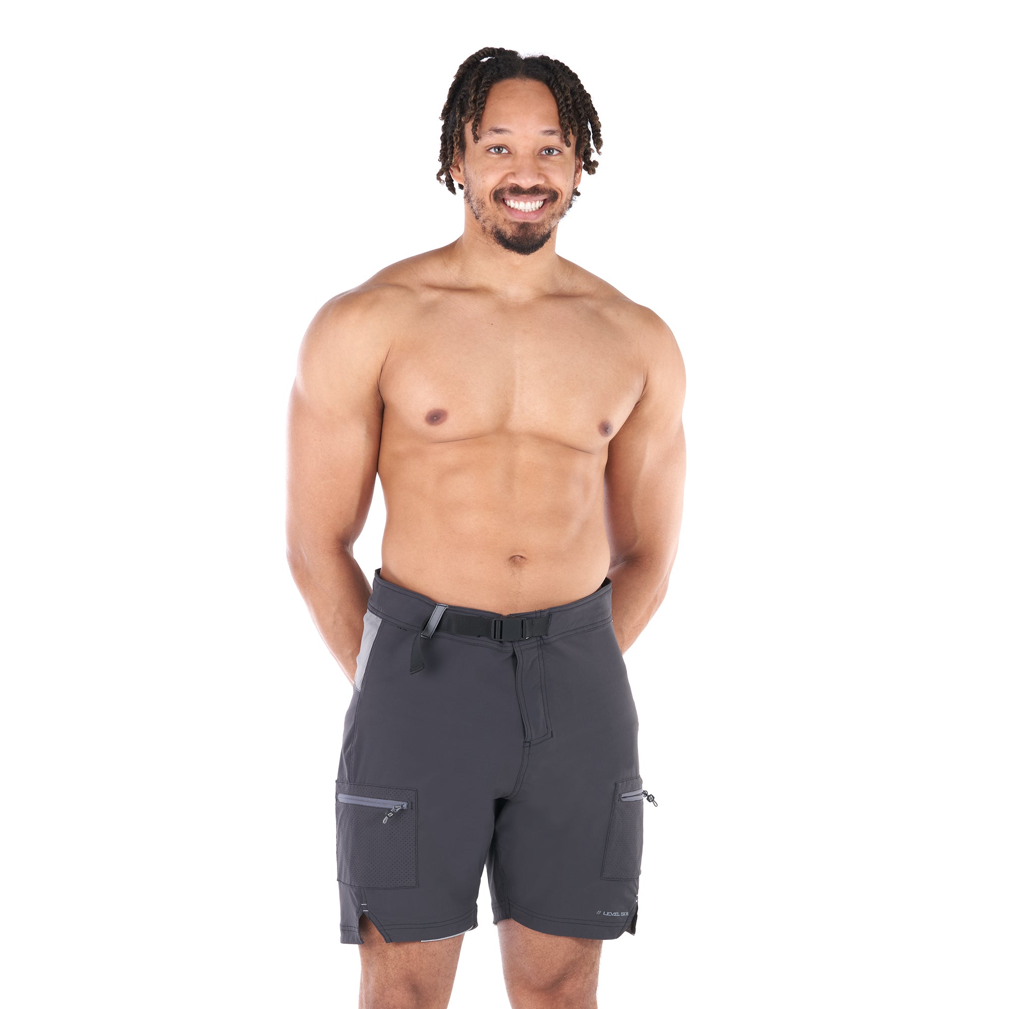level-6-guide-short-boardshort-homme-7-5-noir image 2