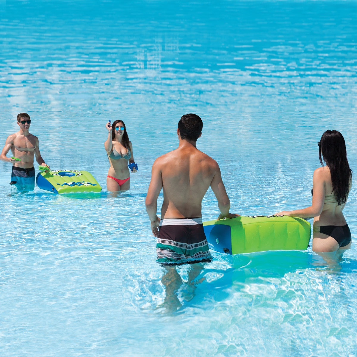 airhead-lob-the-blob-jeu-piscine-gonflable-cornhole-2-cibles image 3
