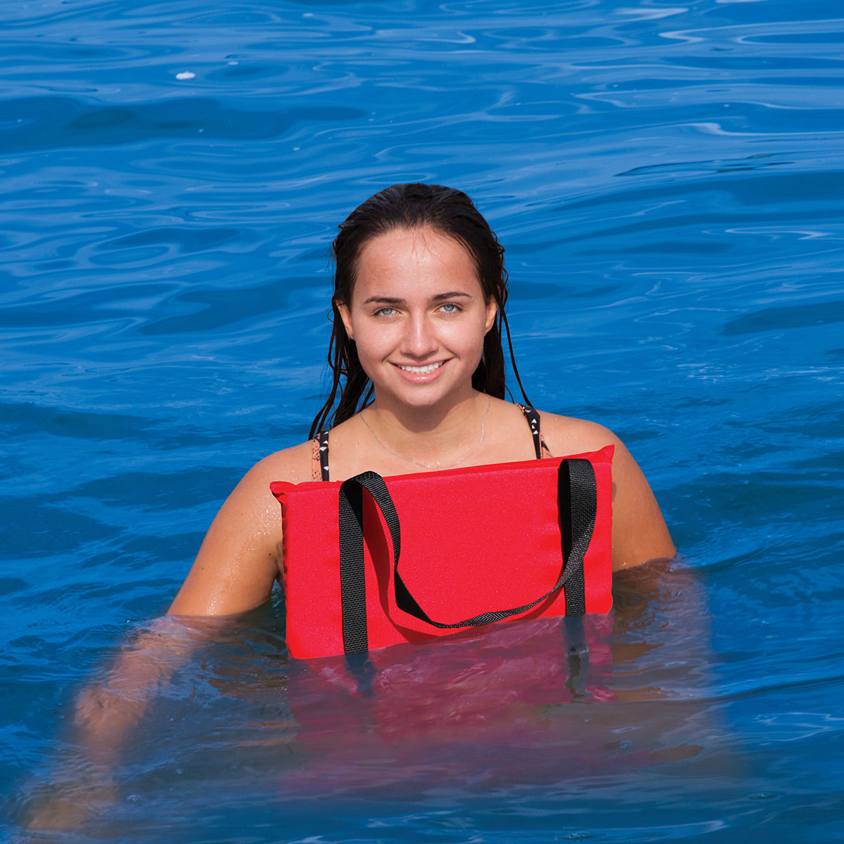 airhead-cove-saddle-flotteur-selle-piscine-rouge-dossier-nylon image 4