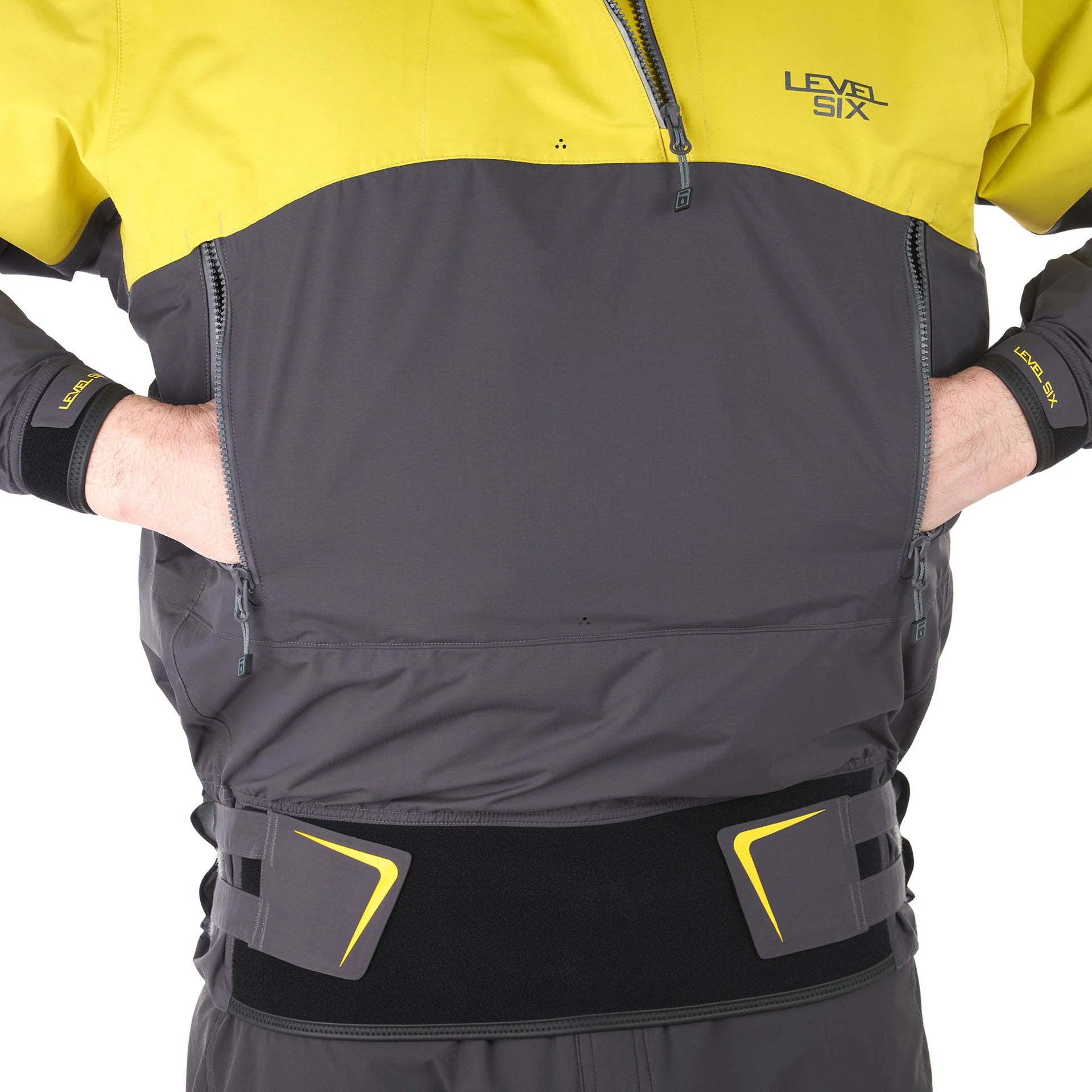 level-6-juneau-haut-kayak-semi-tanche-citron-homme image 8