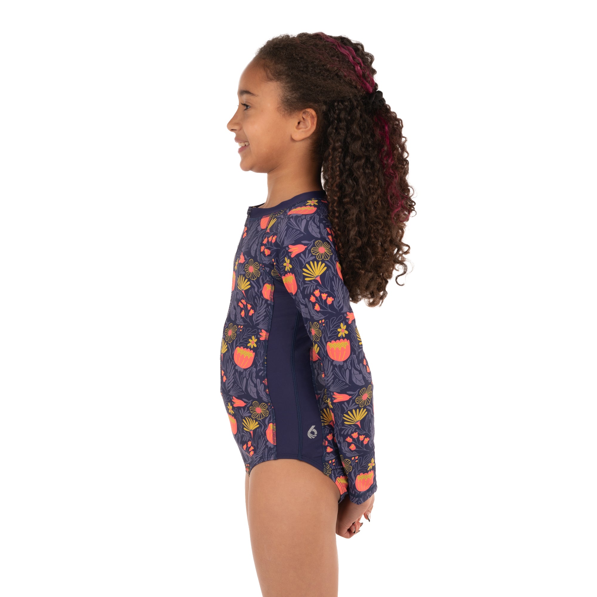 level-6-daphne-maillot-fille-manches-longues-corail-10y image 2