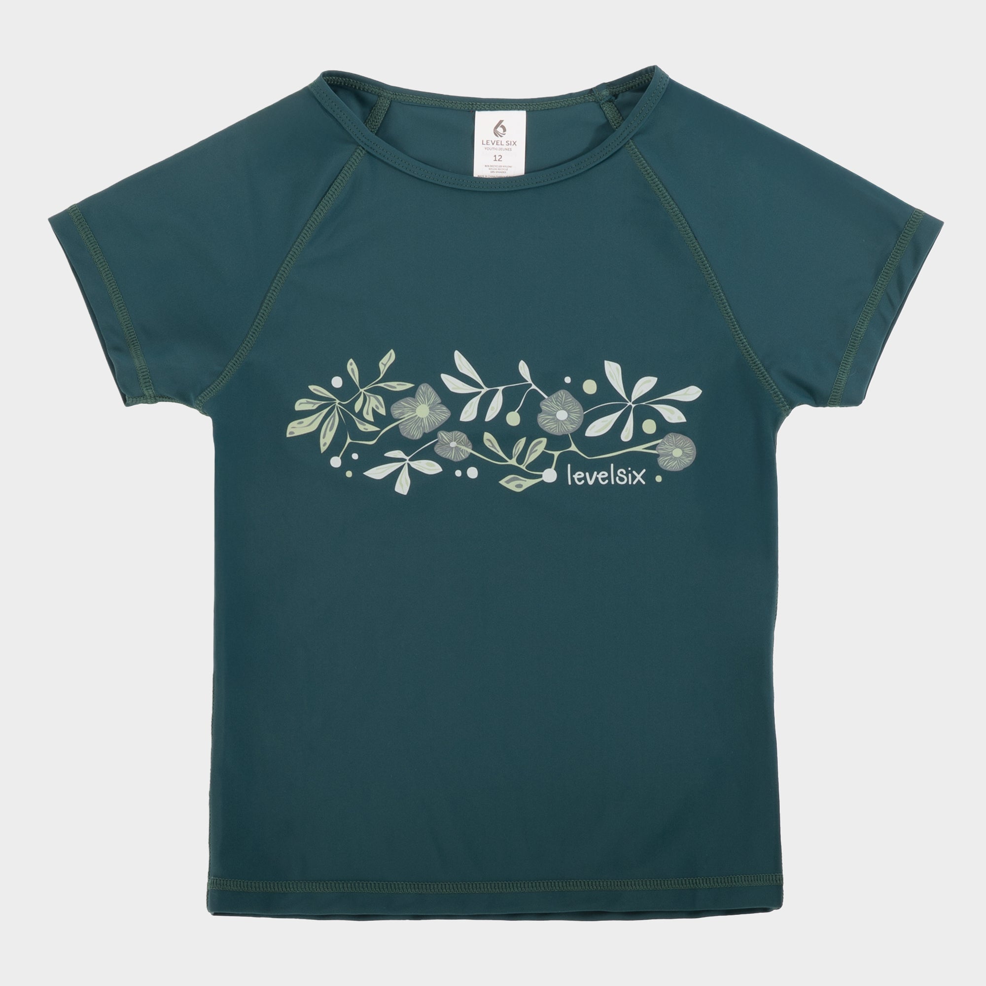 level-6-eden-t-shirt-anti-uv-enfant-bleu-10-ans image 1