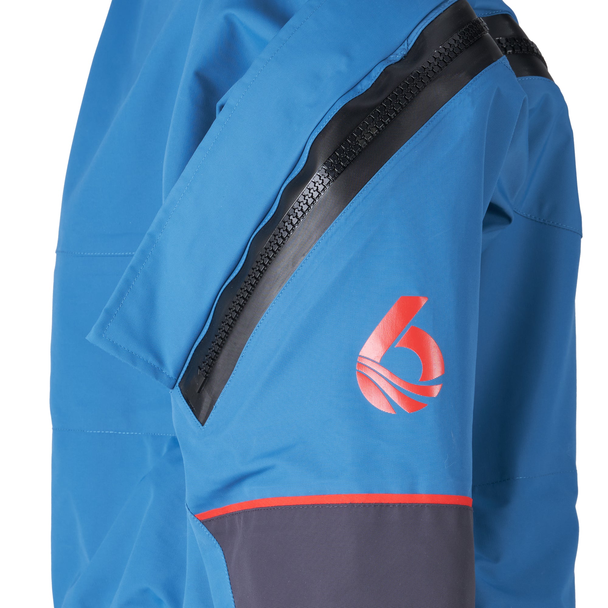 level-6-odin-dry-suit-combinaison-tanche-crater-blue-imperm-able image 2