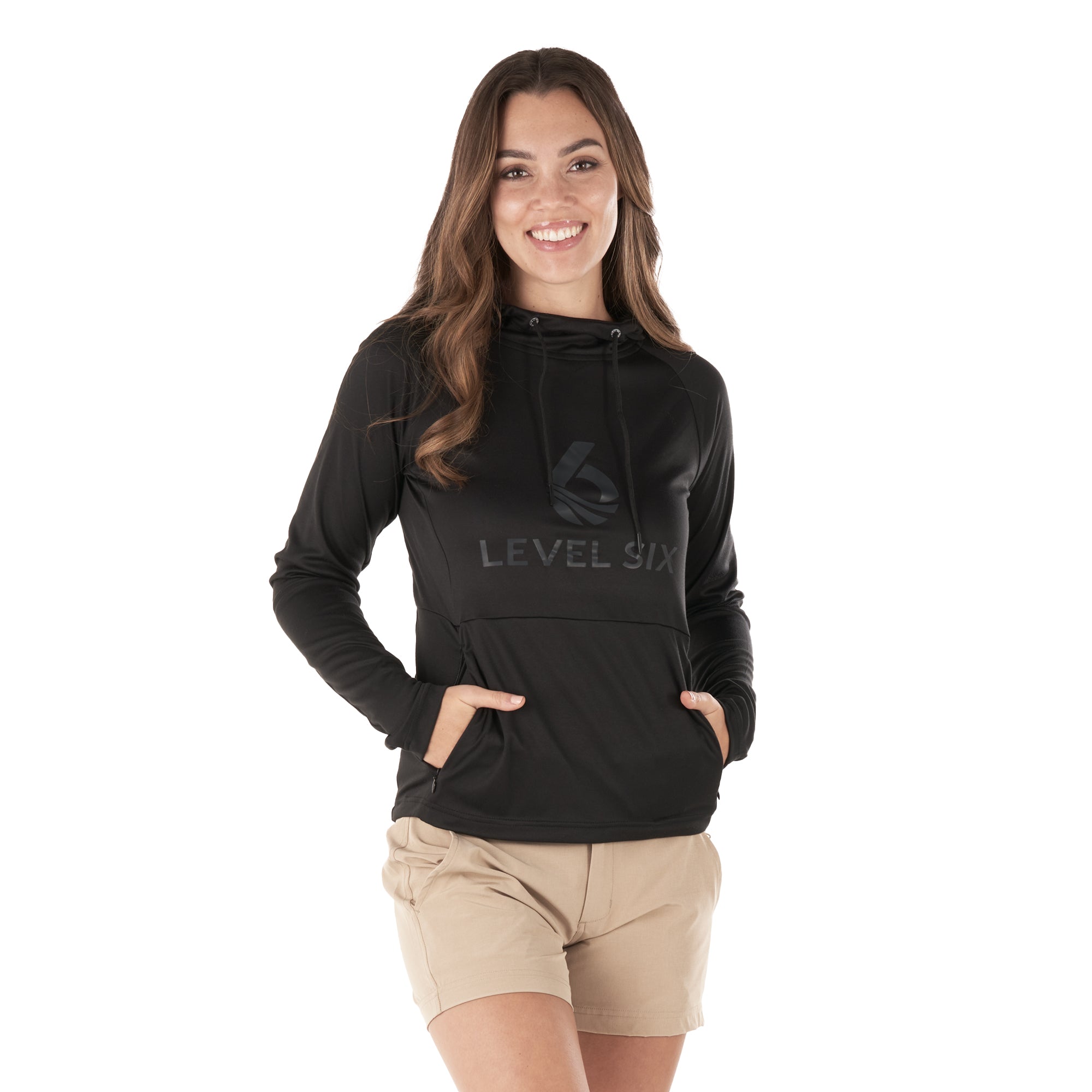 level-6-mist-sweat-capuche-l-ger-upf-50-noir-anti-eau image 1