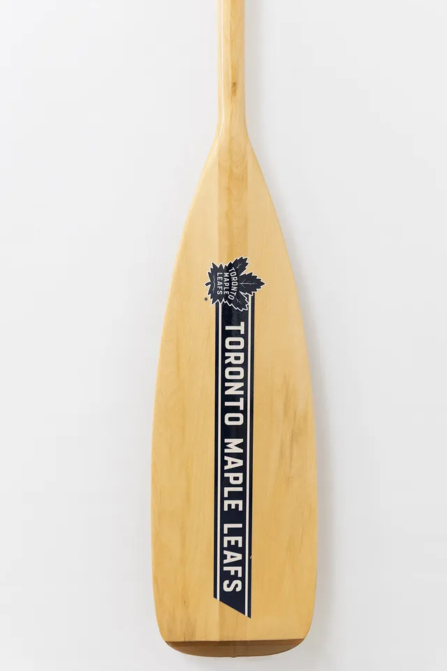 grey-owl-nhl-decal-paddles-scout-pagaie-cano-leafs-57-tilleul image 1