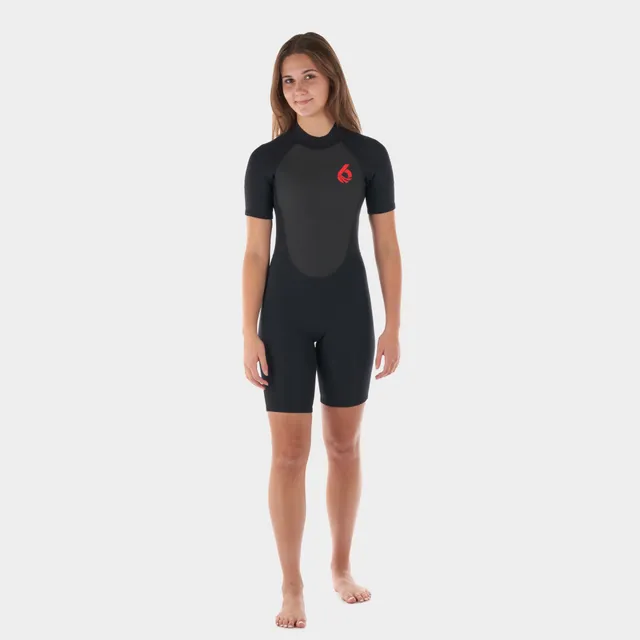 level-6-shorty-combinaison-n-opr-ne-enfant-noir-2mm image 1